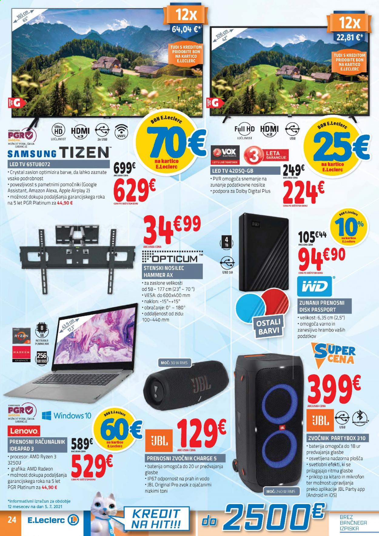 E.Leclerc katalog - 14.7.2021 - 24.7.2021. Stran 24