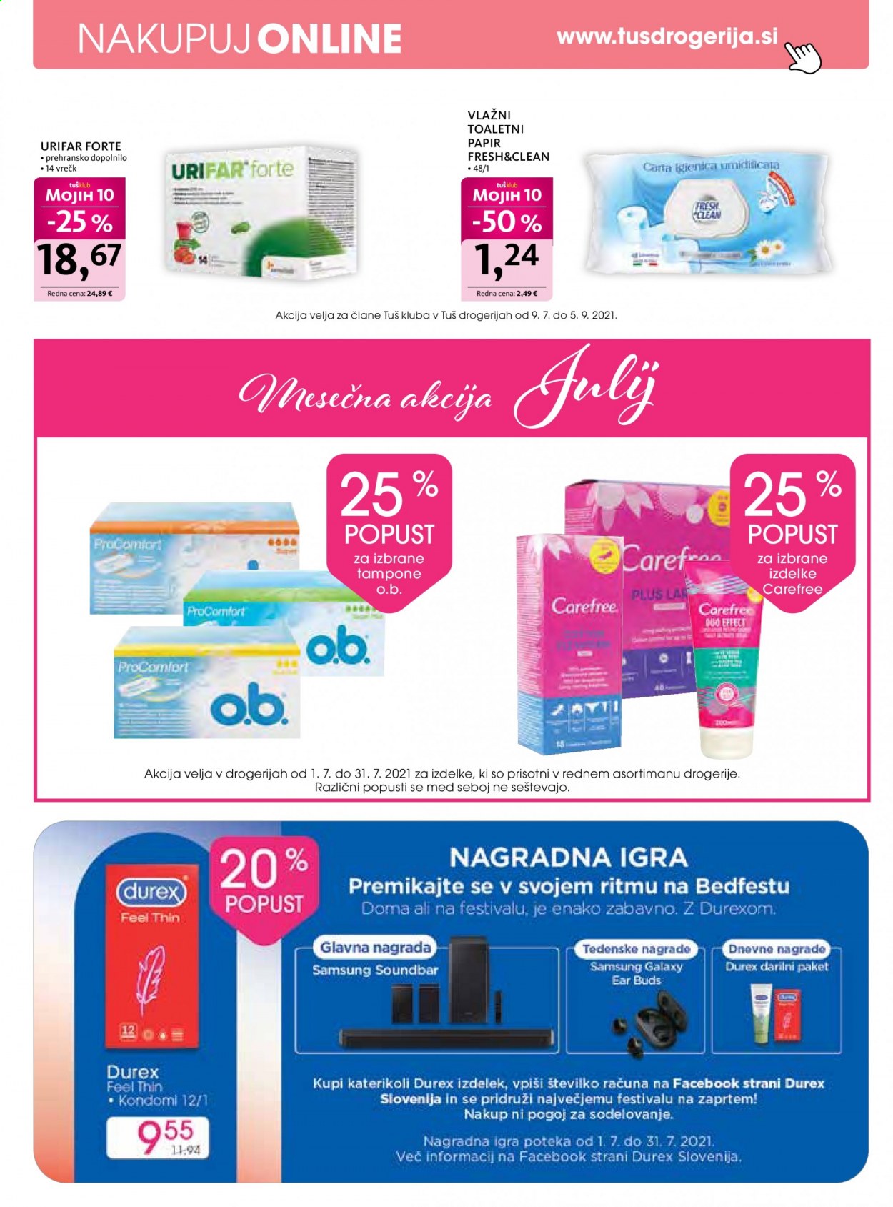 Tuš Drogeria katalog - 14.7.2021 - 24.7.2021. Stran 21