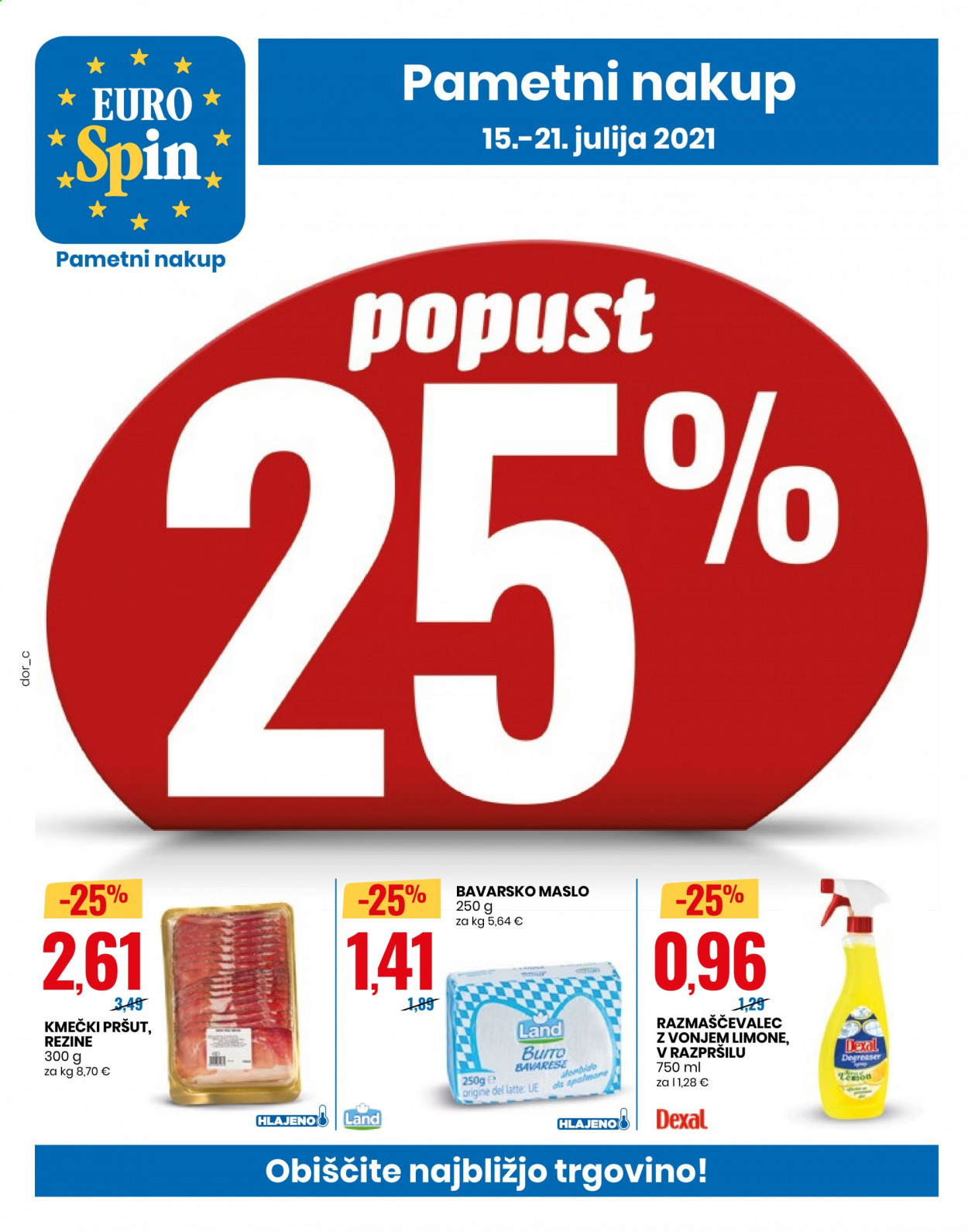 EuroSpin katalog - 15.7.2021 - 21.7.2021. Stran 1