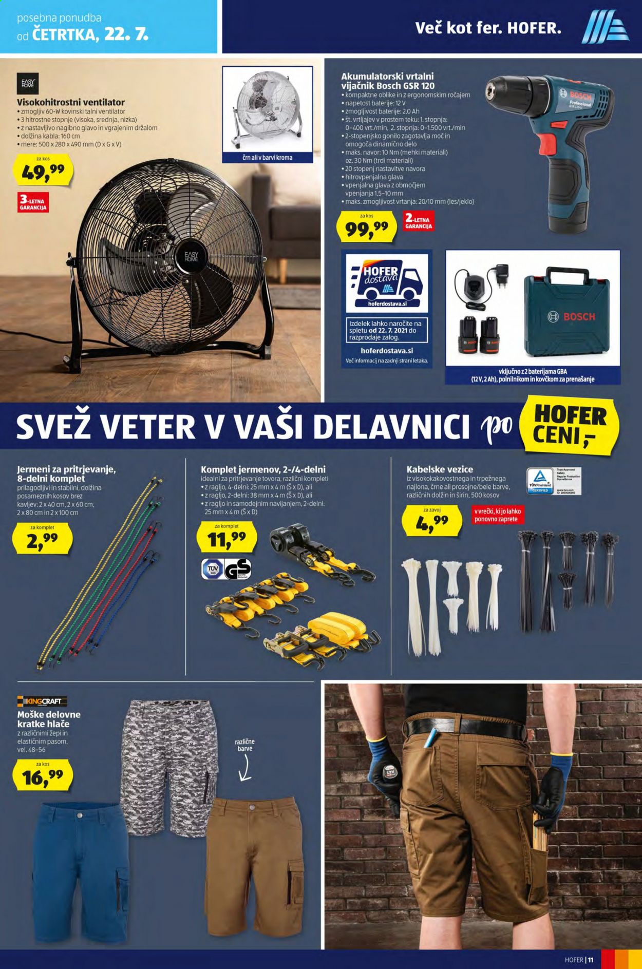 Hofer katalog - 16.7.2021 - 24.7.2021. Stran 11
