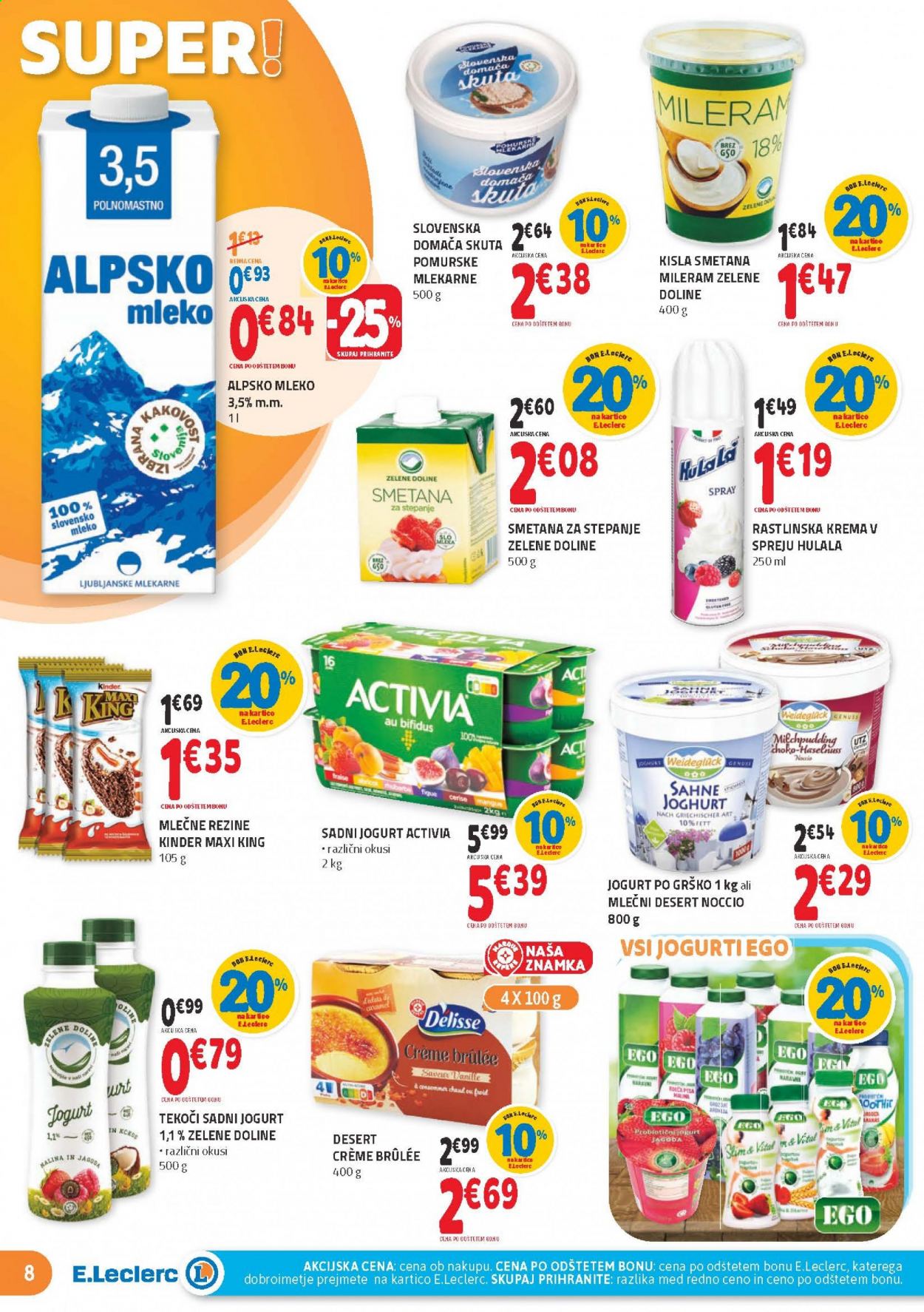 E.Leclerc katalog - 21.7.2021 - 31.7.2021. Stran 8