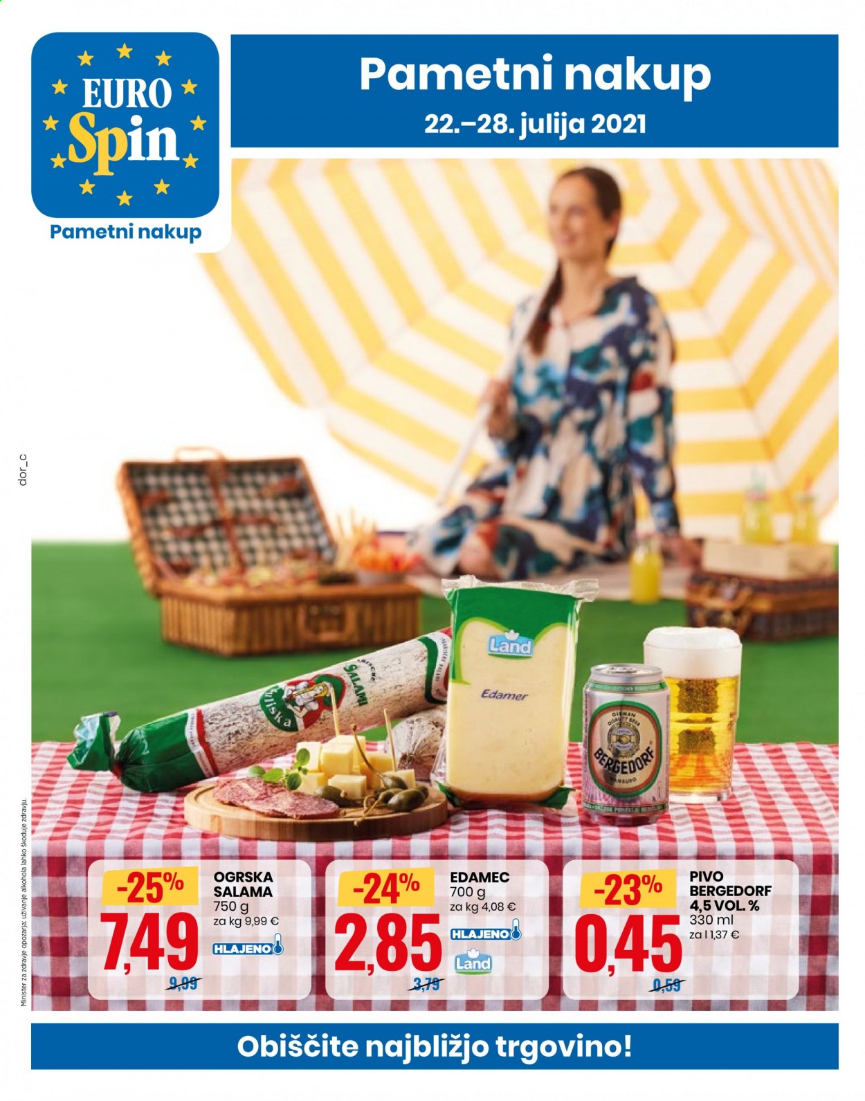 EuroSpin katalog - 22.7.2021 - 28.7.2021. Stran 1