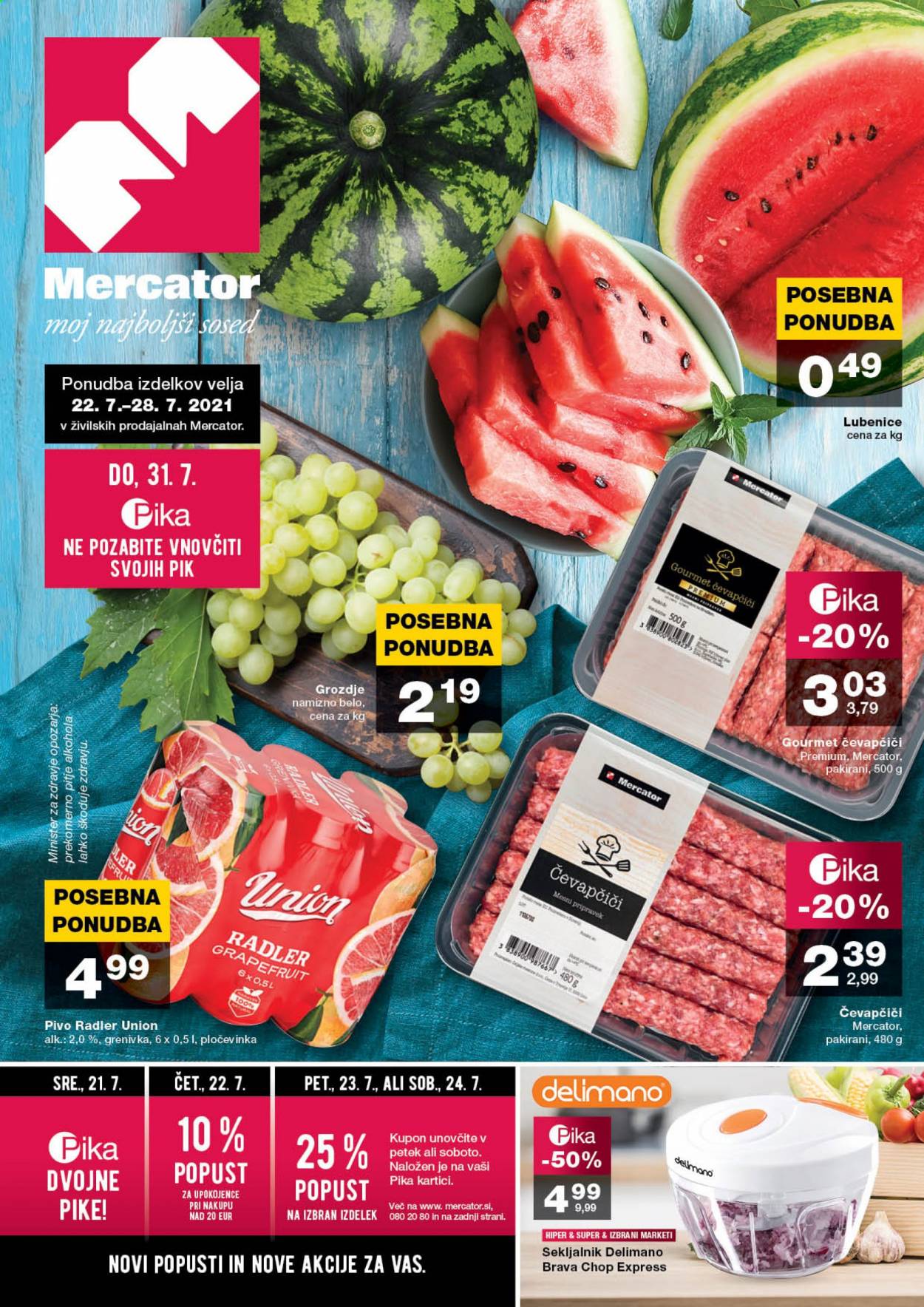 Mercator katalog - 22.7.2021 - 28.7.2021. Stran 1
