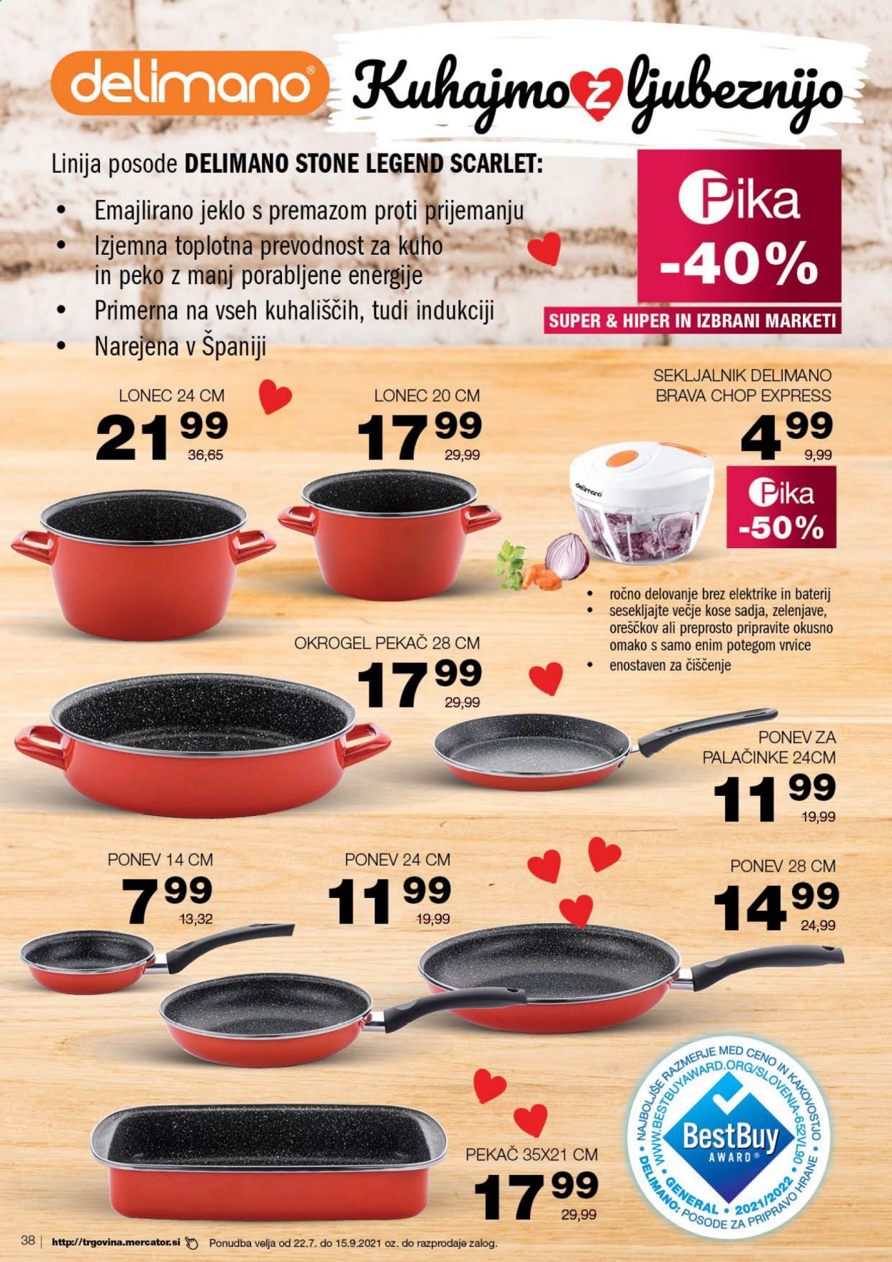 Mercator katalog - 22.7.2021 - 28.7.2021. Stran 38
