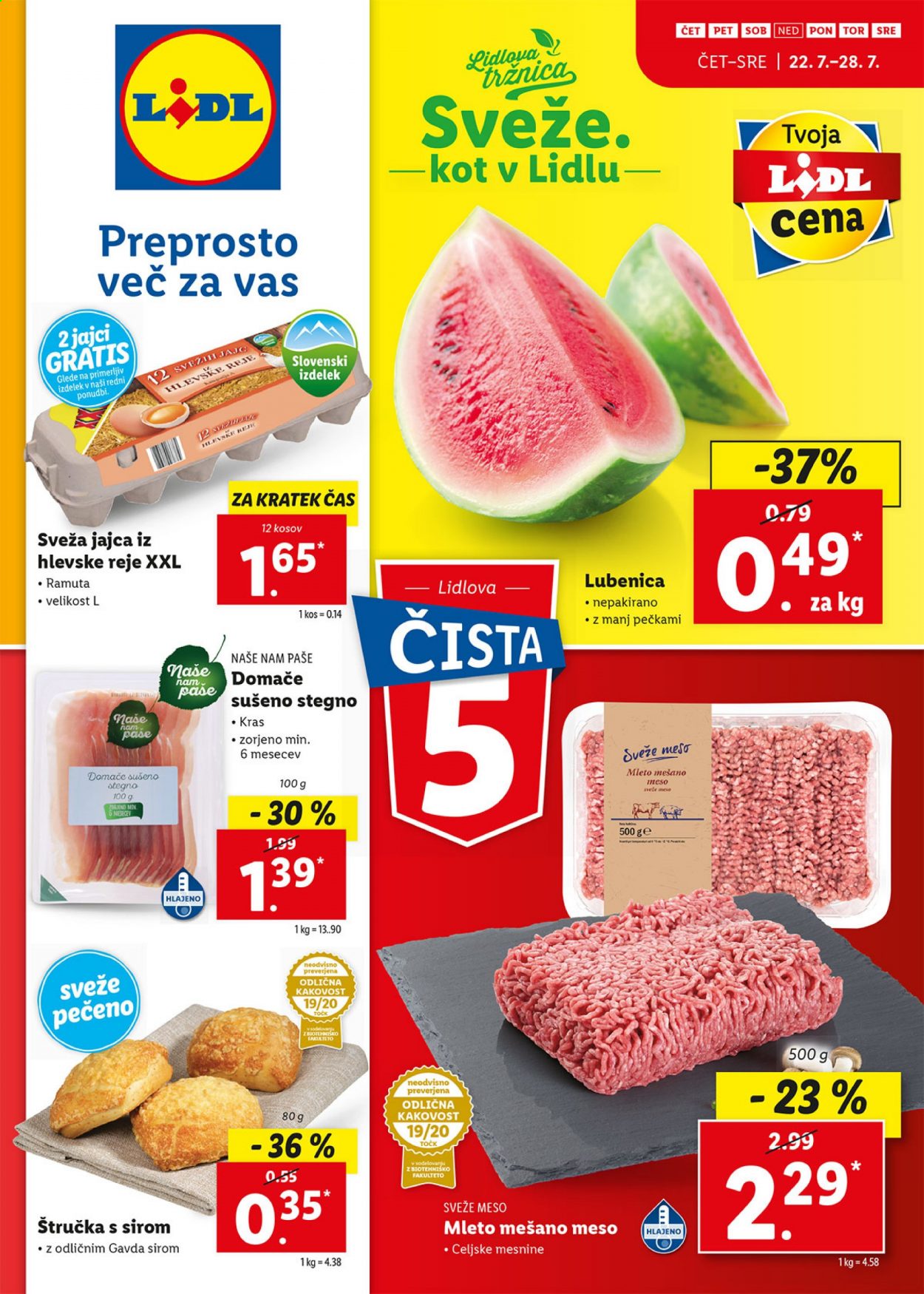 Lidl katalog - 22.7.2021 - 1.8.2021. Stran 1