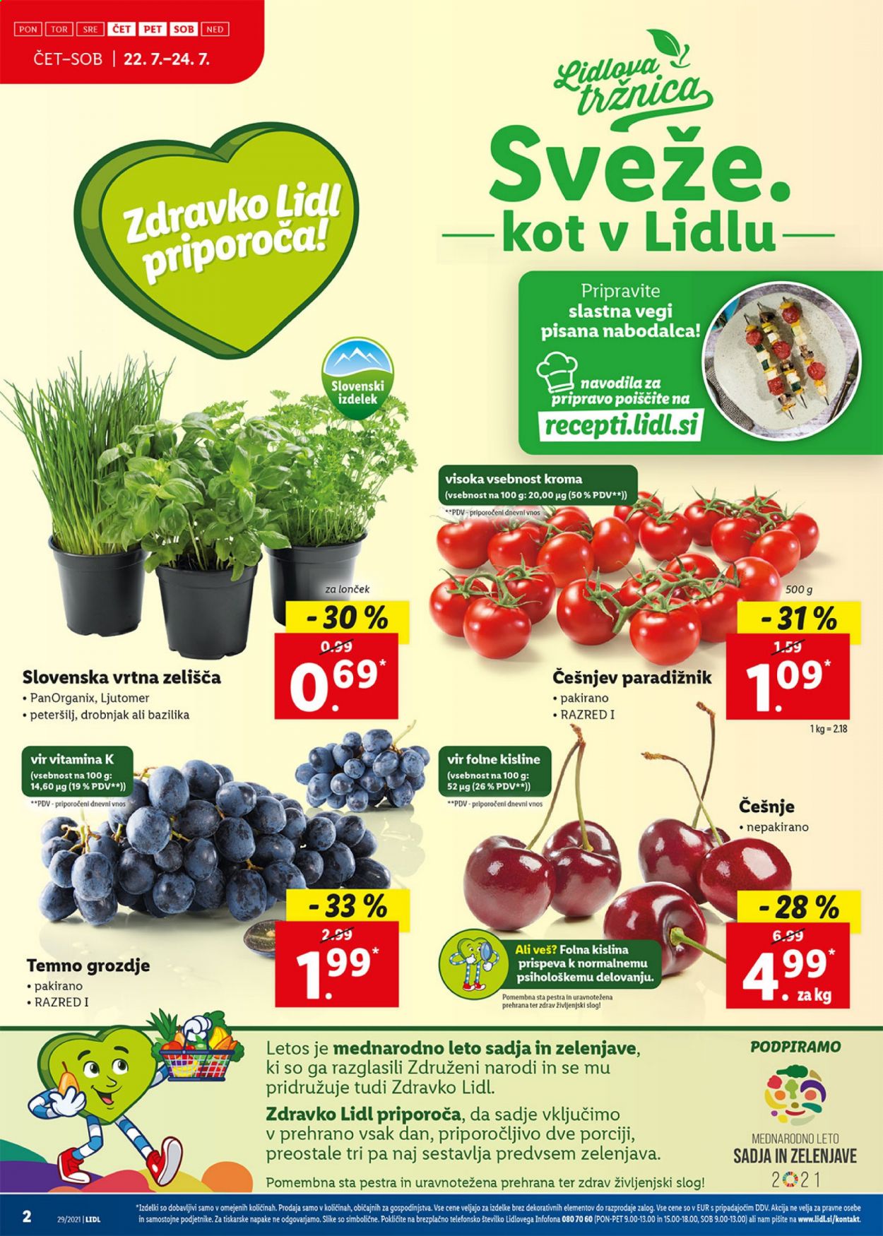 Lidl katalog - 22.7.2021 - 1.8.2021. Stran 2