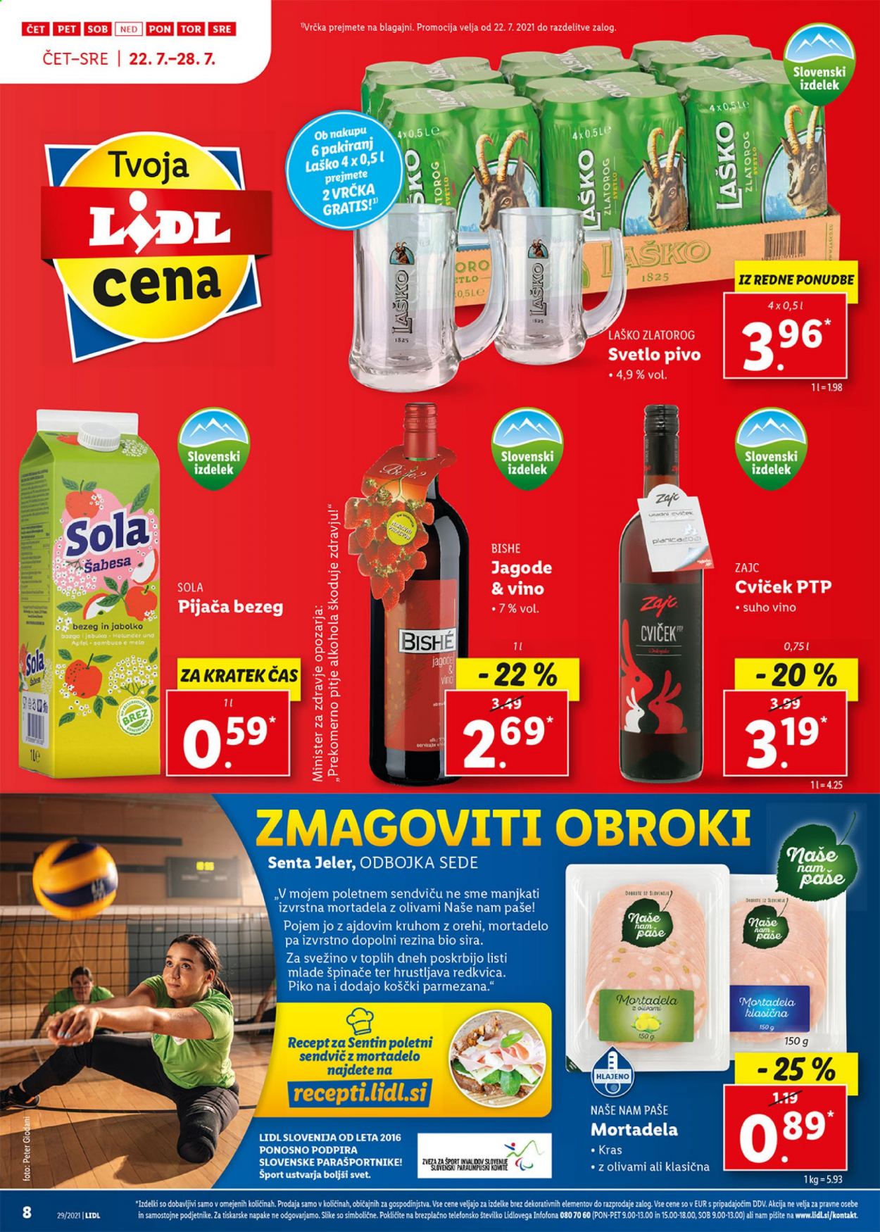 Lidl katalog - 22.7.2021 - 1.8.2021. Stran 8