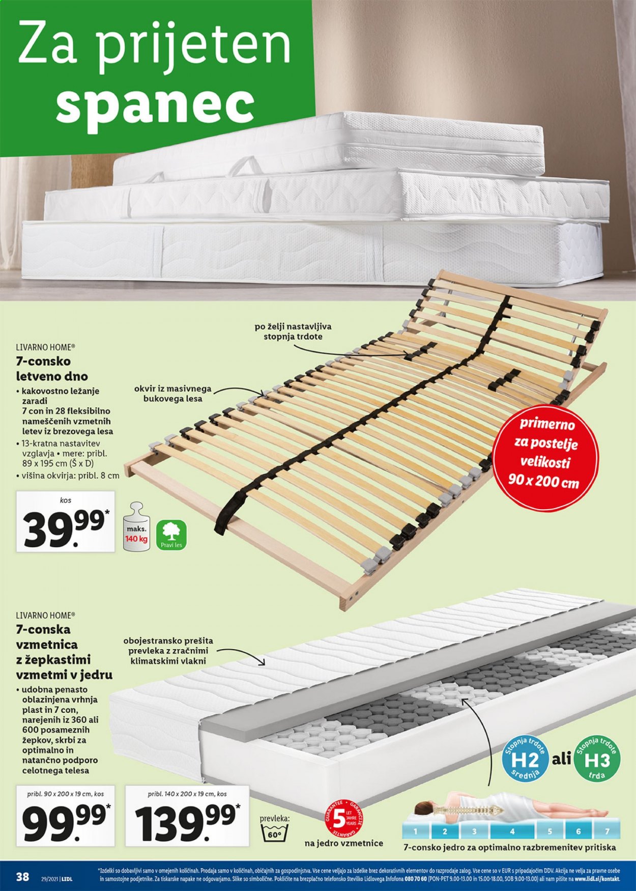 Lidl katalog - 22.7.2021 - 1.8.2021. Stran 38