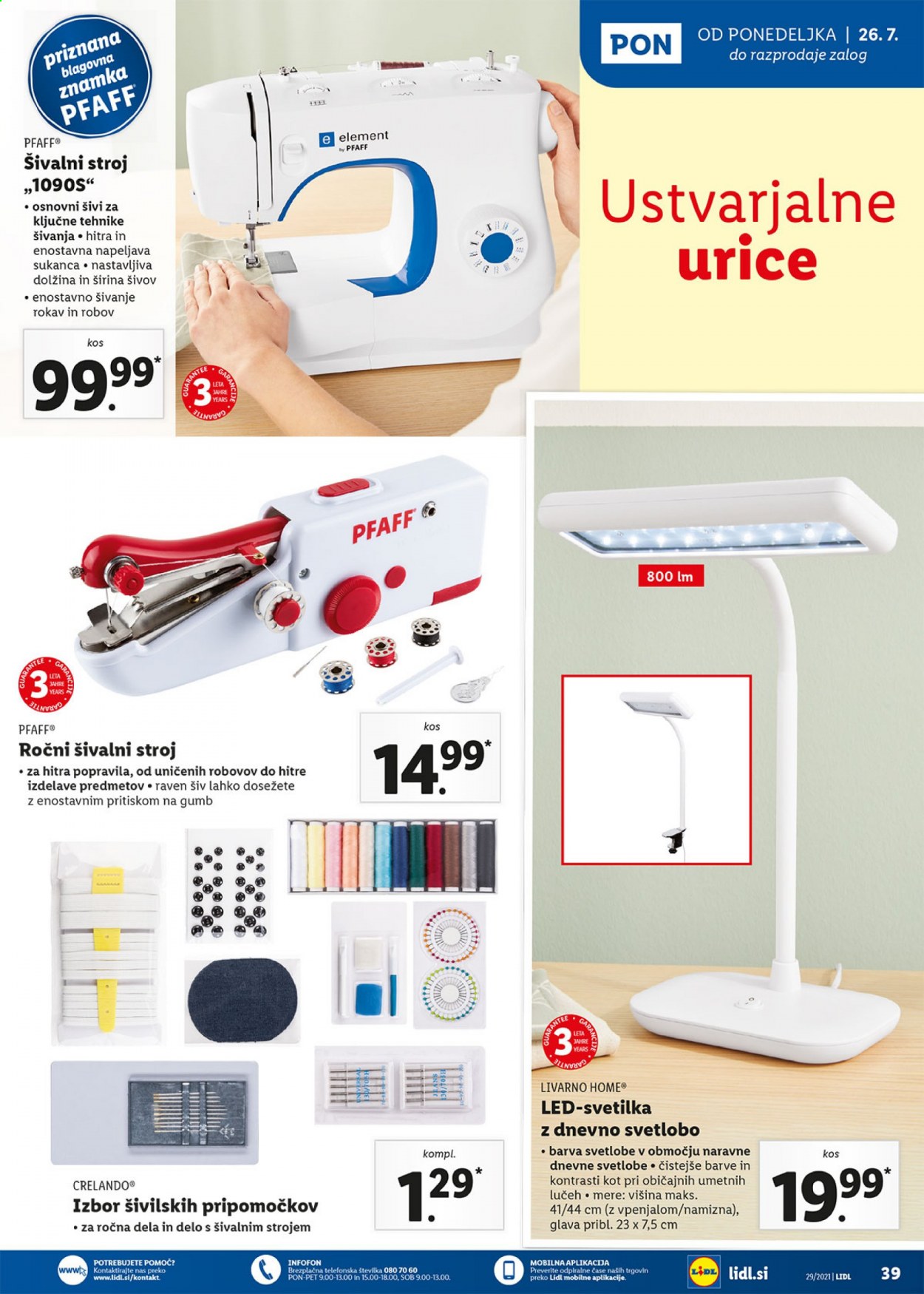 Lidl katalog - 22.7.2021 - 1.8.2021. Stran 39