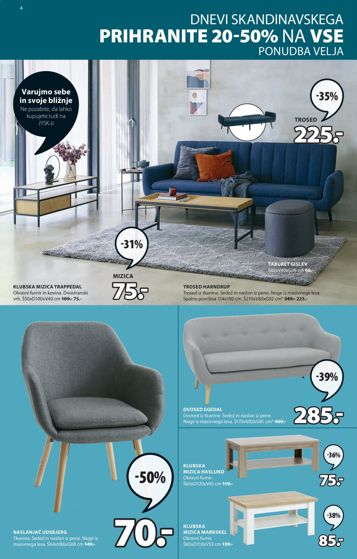 JYSK katalog - 22.7.2021 - 4.8.2021. Stran 4