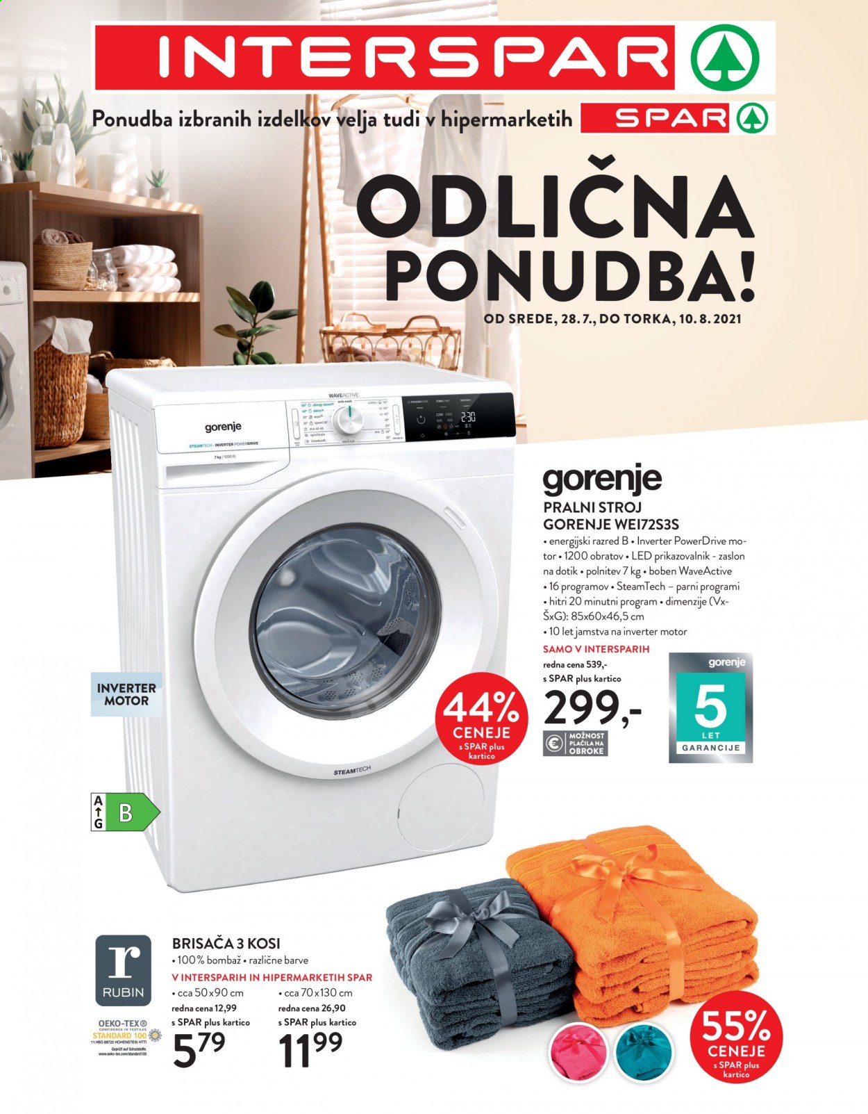 SPAR katalog - 28.7.2021 - 10.8.2021. Stran 1