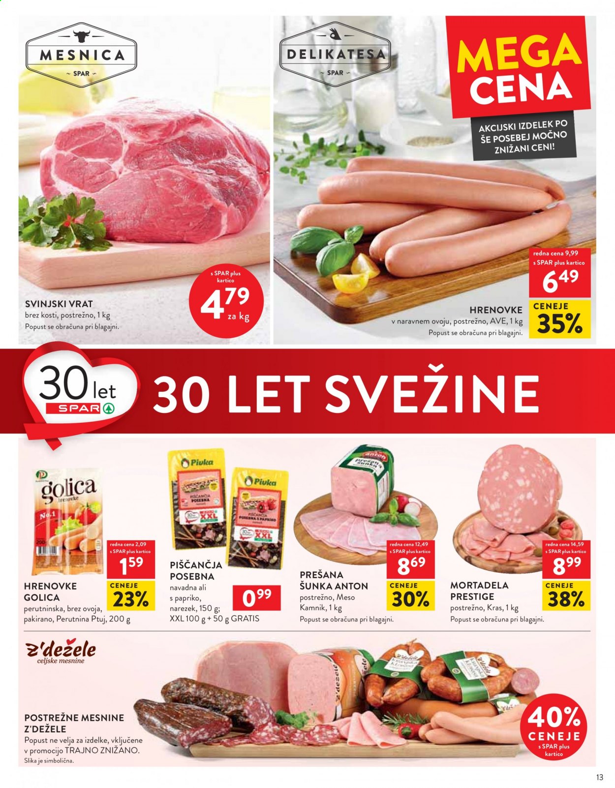 SPAR katalog - 28.7.2021 - 10.8.2021. Stran 13
