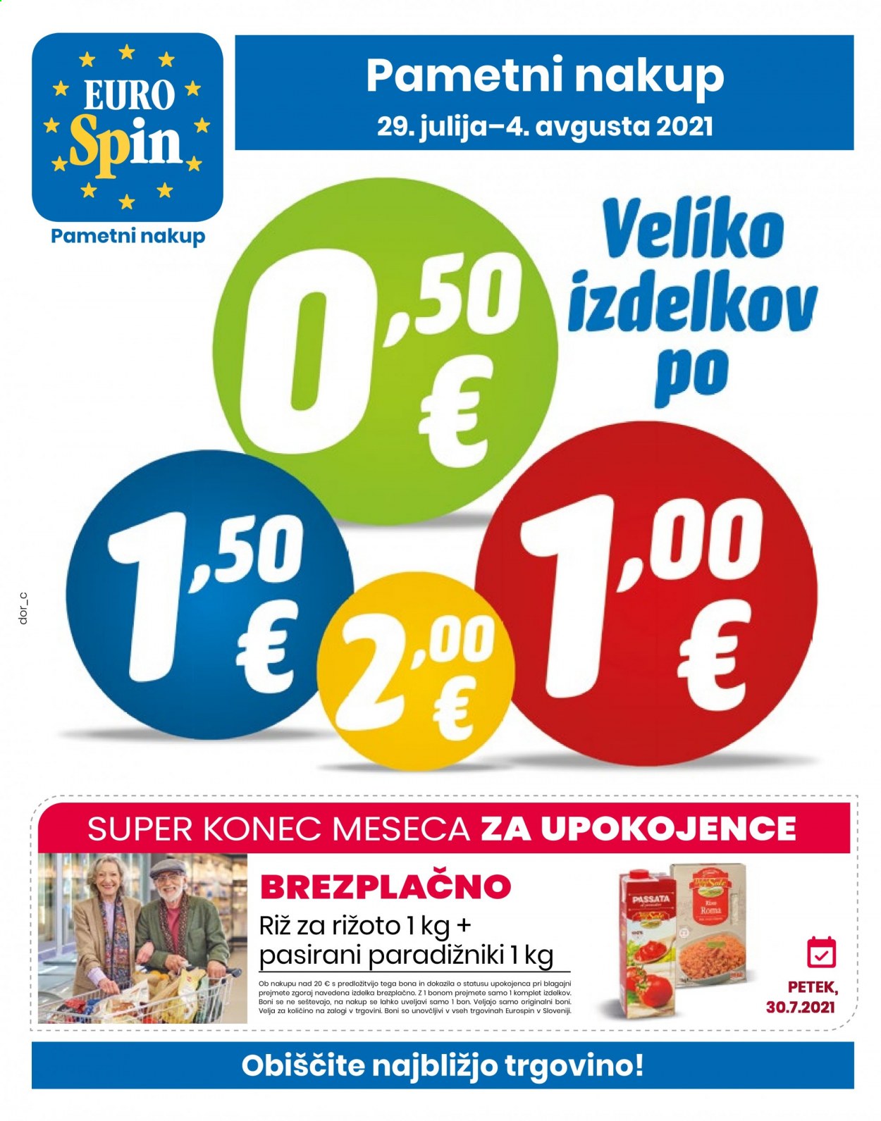 EuroSpin katalog - 29.7.2021 - 4.8.2021. Stran 1