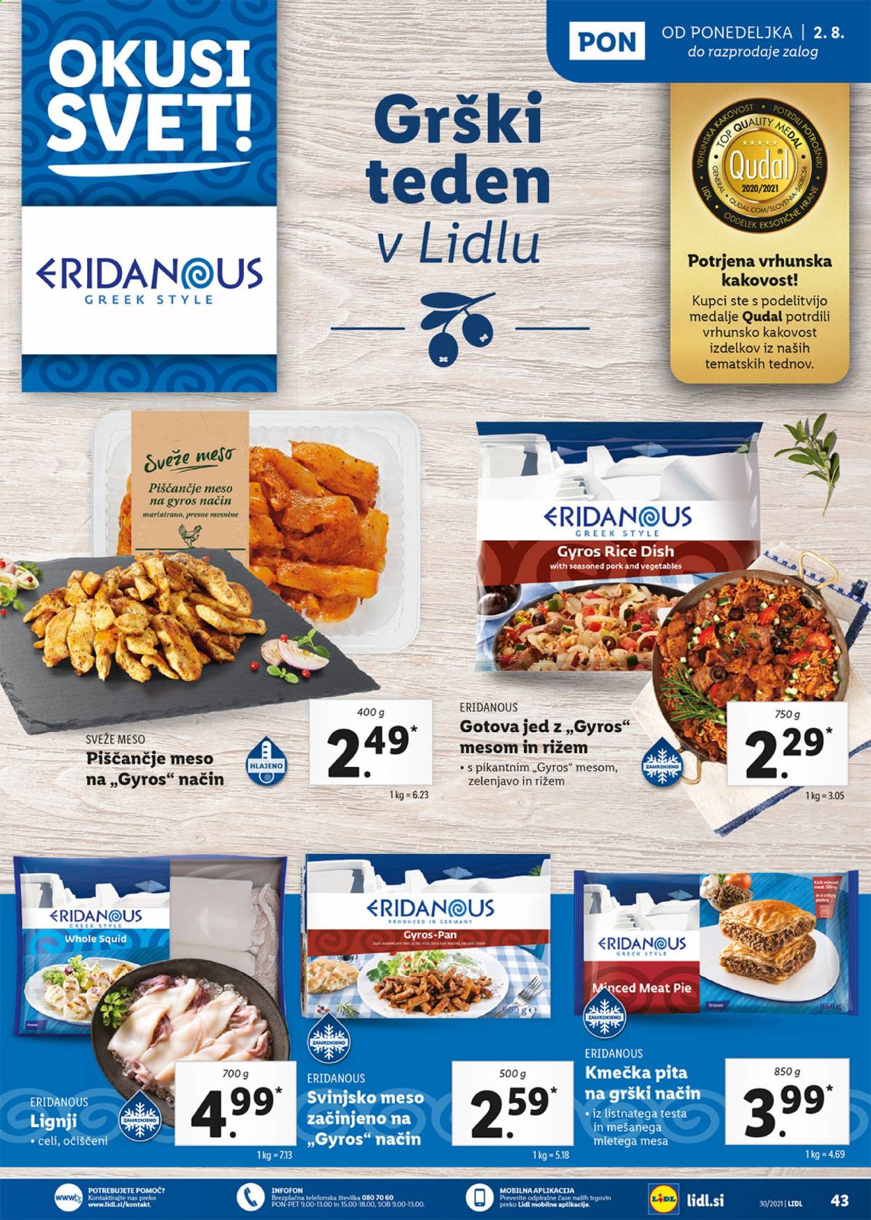 Lidl katalog - 29.7.2021 - 8.8.2021. Stran 43