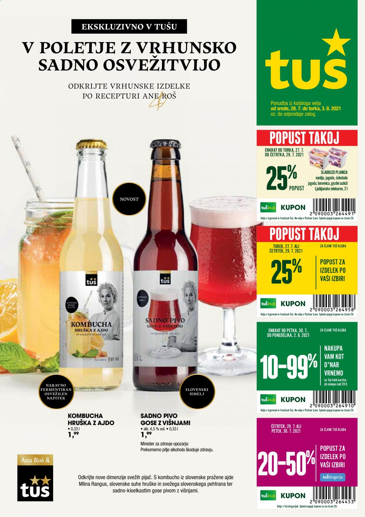 Tuš katalog - 28.7.2021 - 3.8.2021. Stran 1