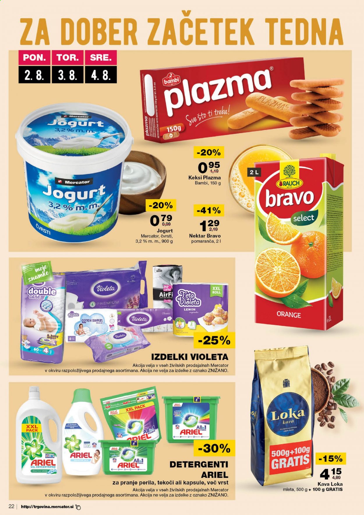 Mercator katalog - 29.7.2021 - 4.8.2021. Stran 22