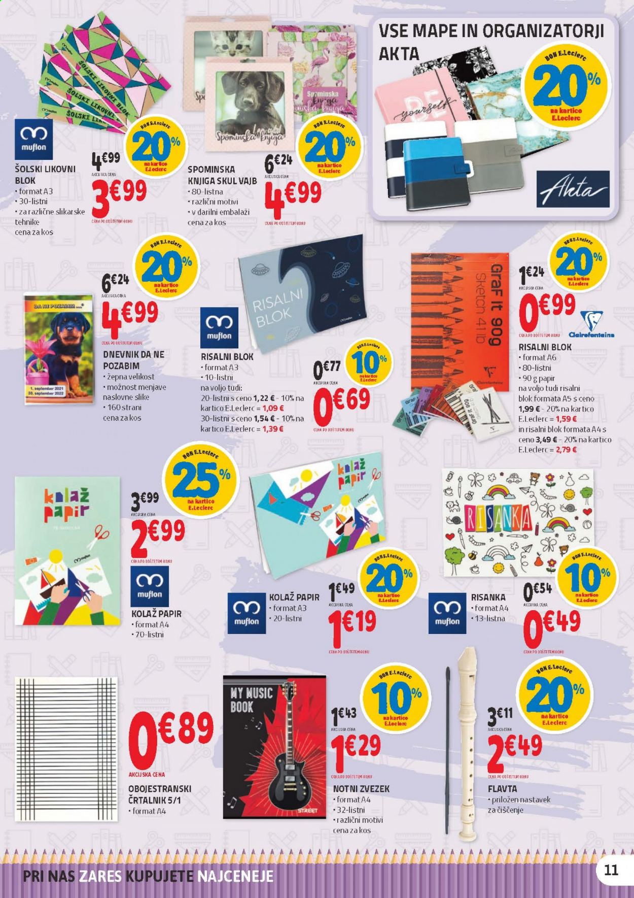E.Leclerc katalog - 28.7.2021 - 7.8.2021. Stran 11