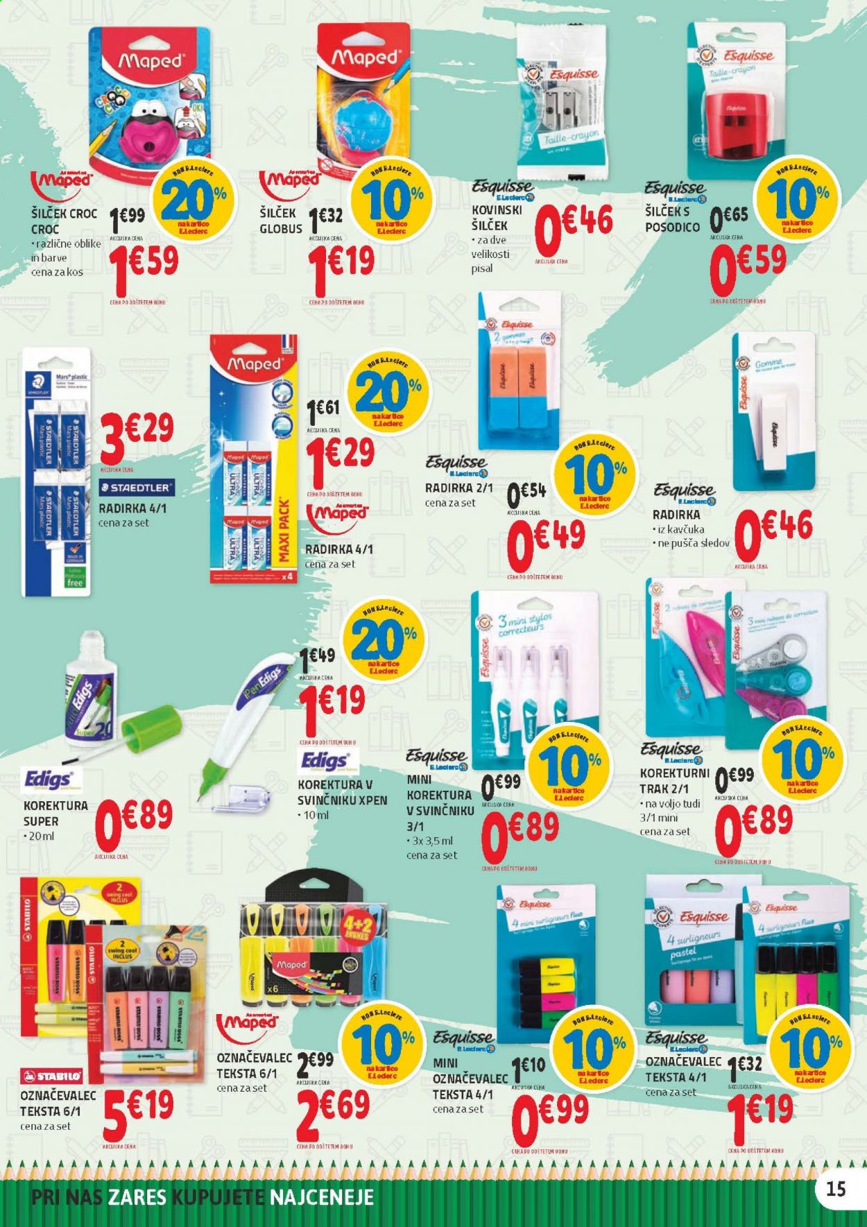 E.Leclerc katalog - 28.7.2021 - 7.8.2021. Stran 15