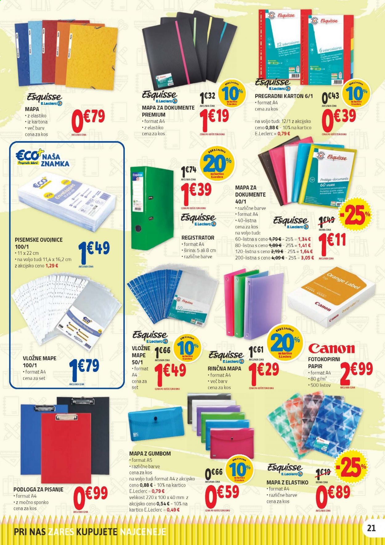 E.Leclerc katalog - 28.7.2021 - 7.8.2021. Stran 21