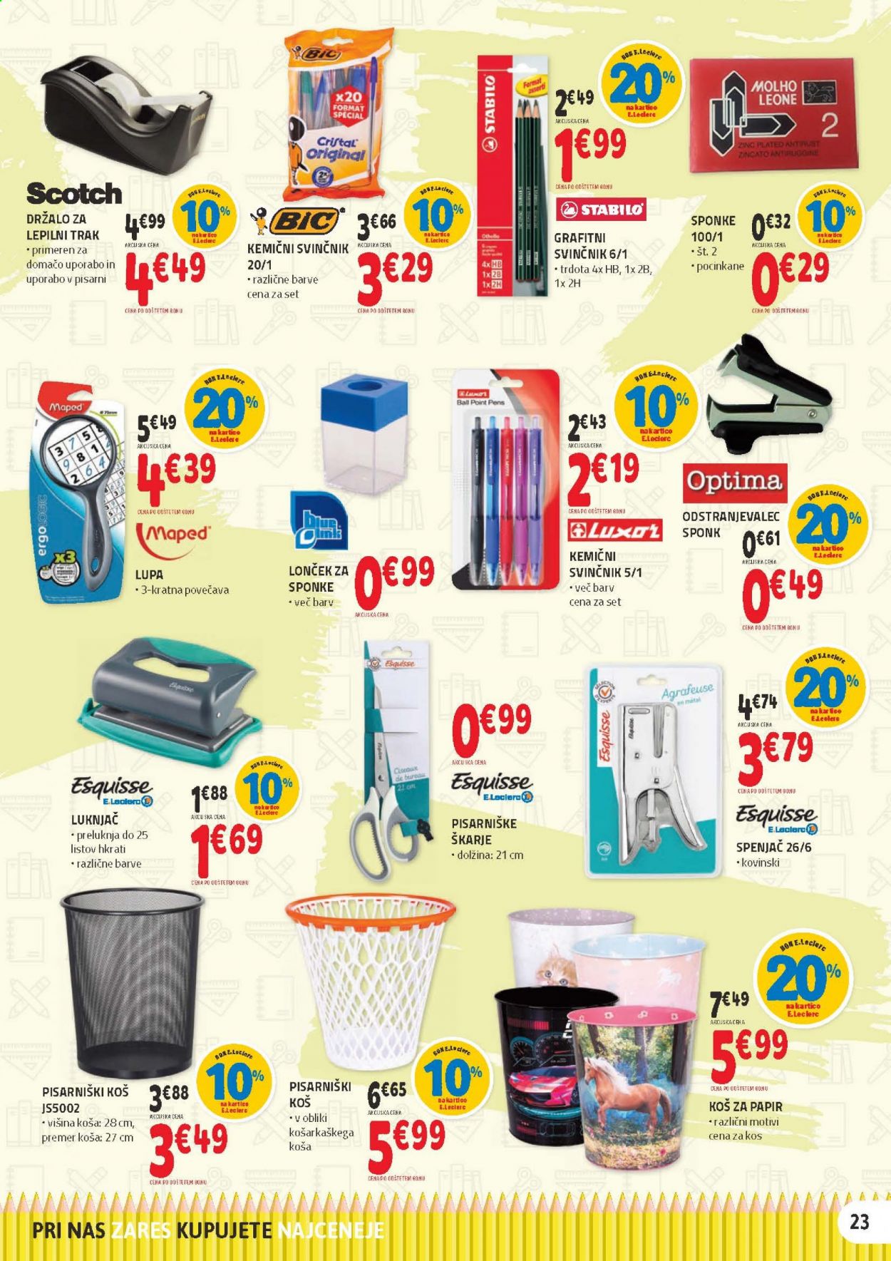 E.Leclerc katalog - 28.7.2021 - 7.8.2021. Stran 23