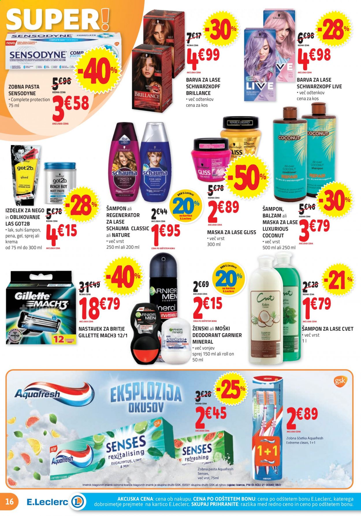 E.Leclerc katalog - 28.7.2021 - 7.8.2021. Stran 16