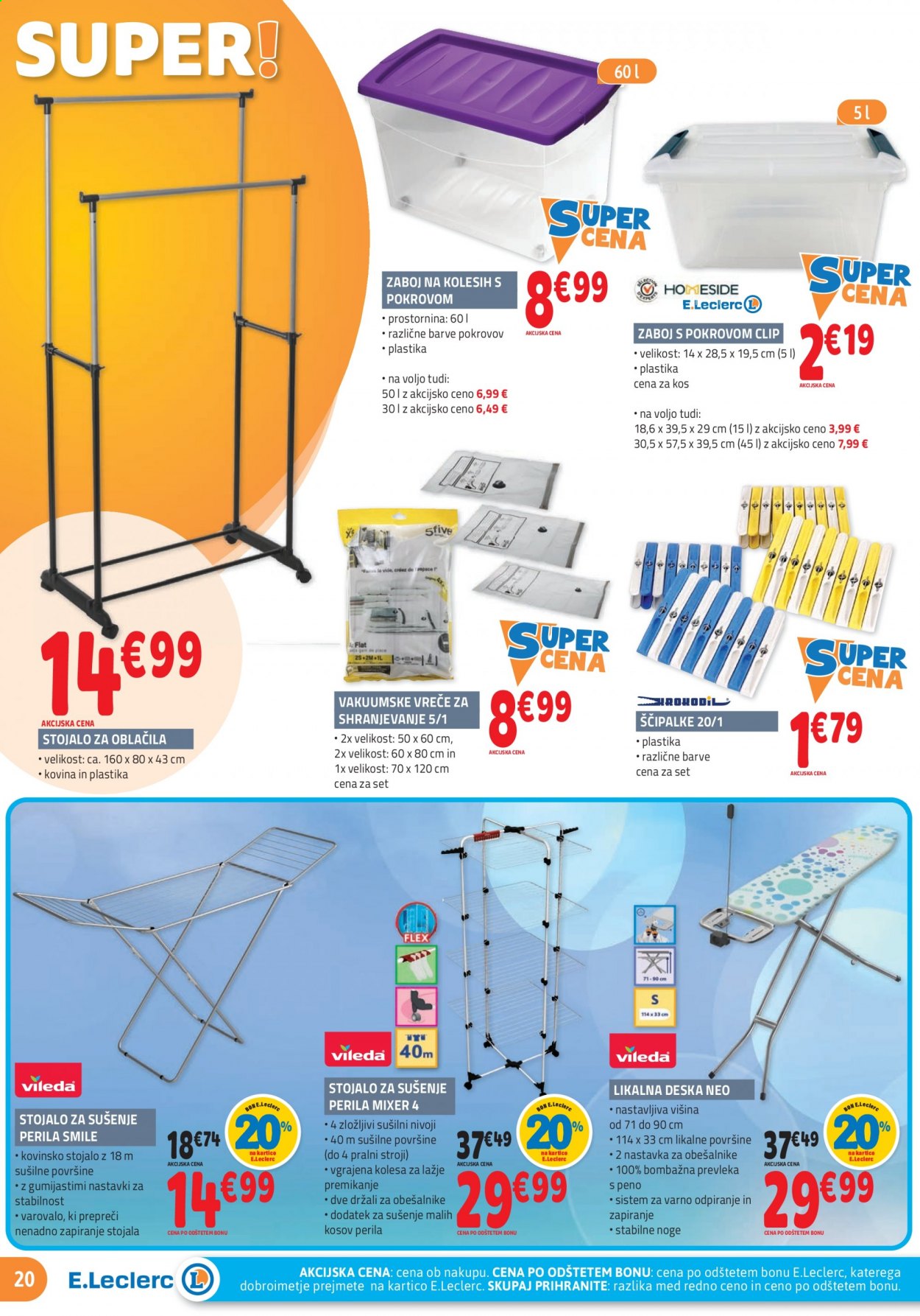 E.Leclerc katalog - 28.7.2021 - 7.8.2021. Stran 20