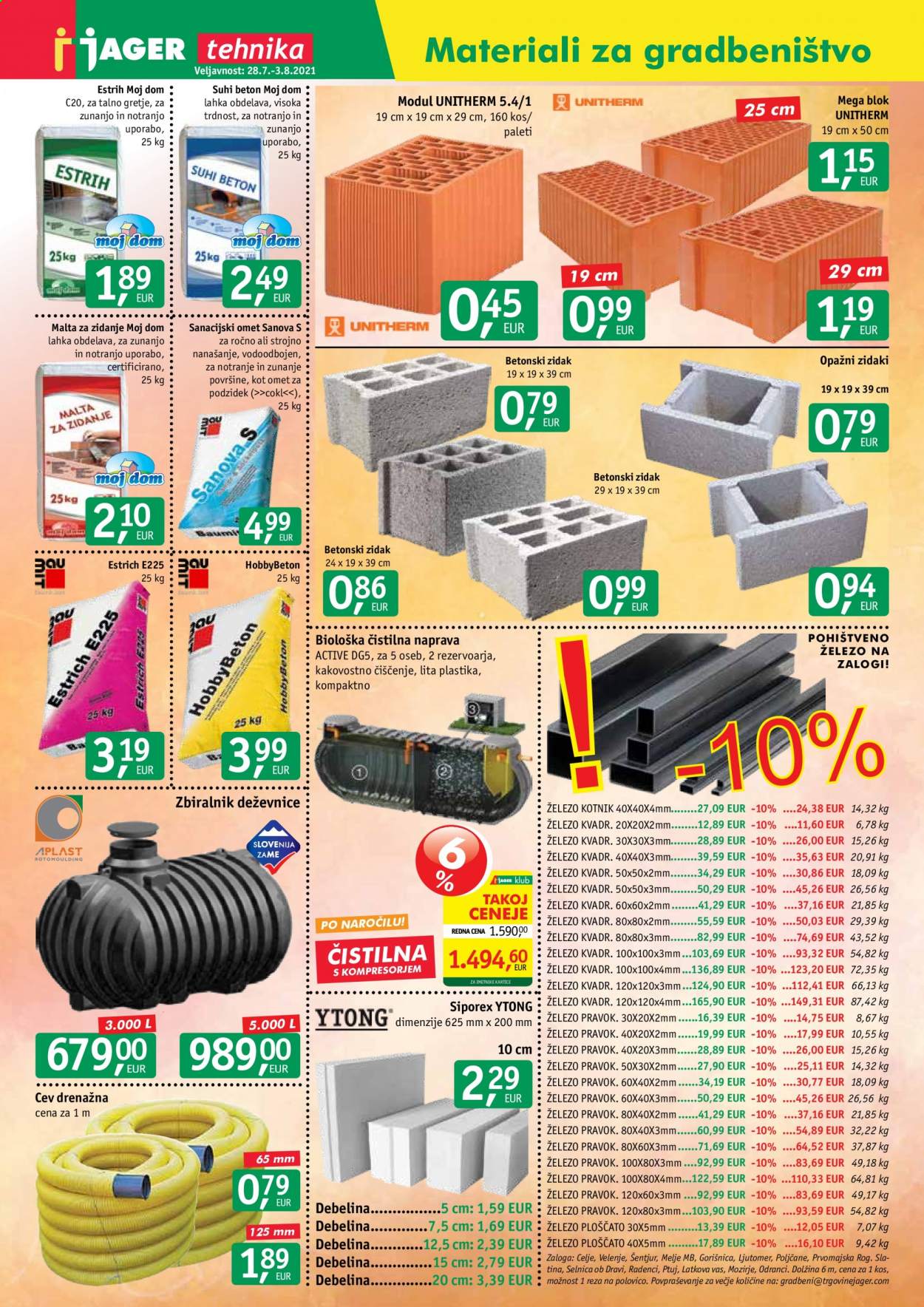 JAGER katalog - 28.7.2021 - 3.8.2021. Stran 1