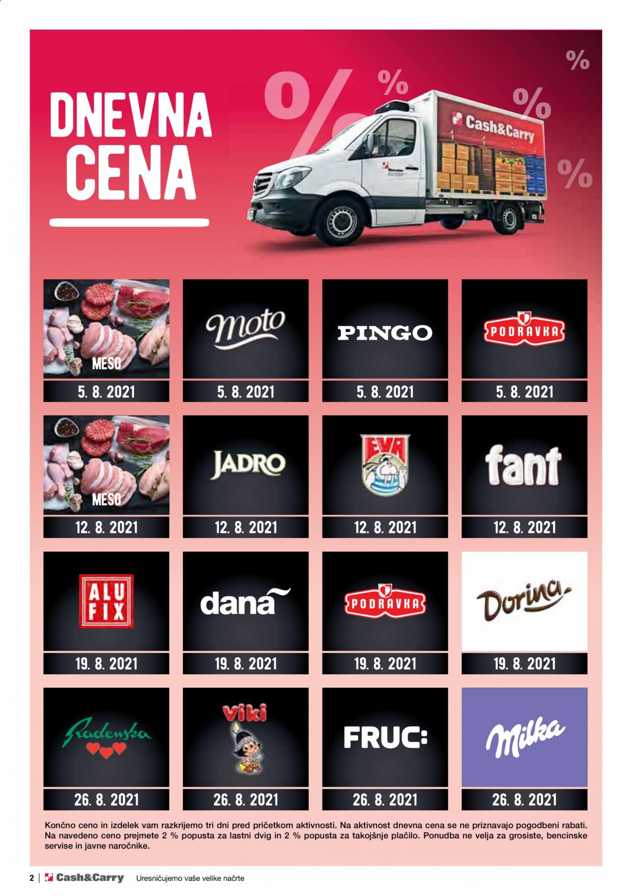 Mercator Cash & Carry katalog - 1.8.2021 - 31.8.2021. Stran 2