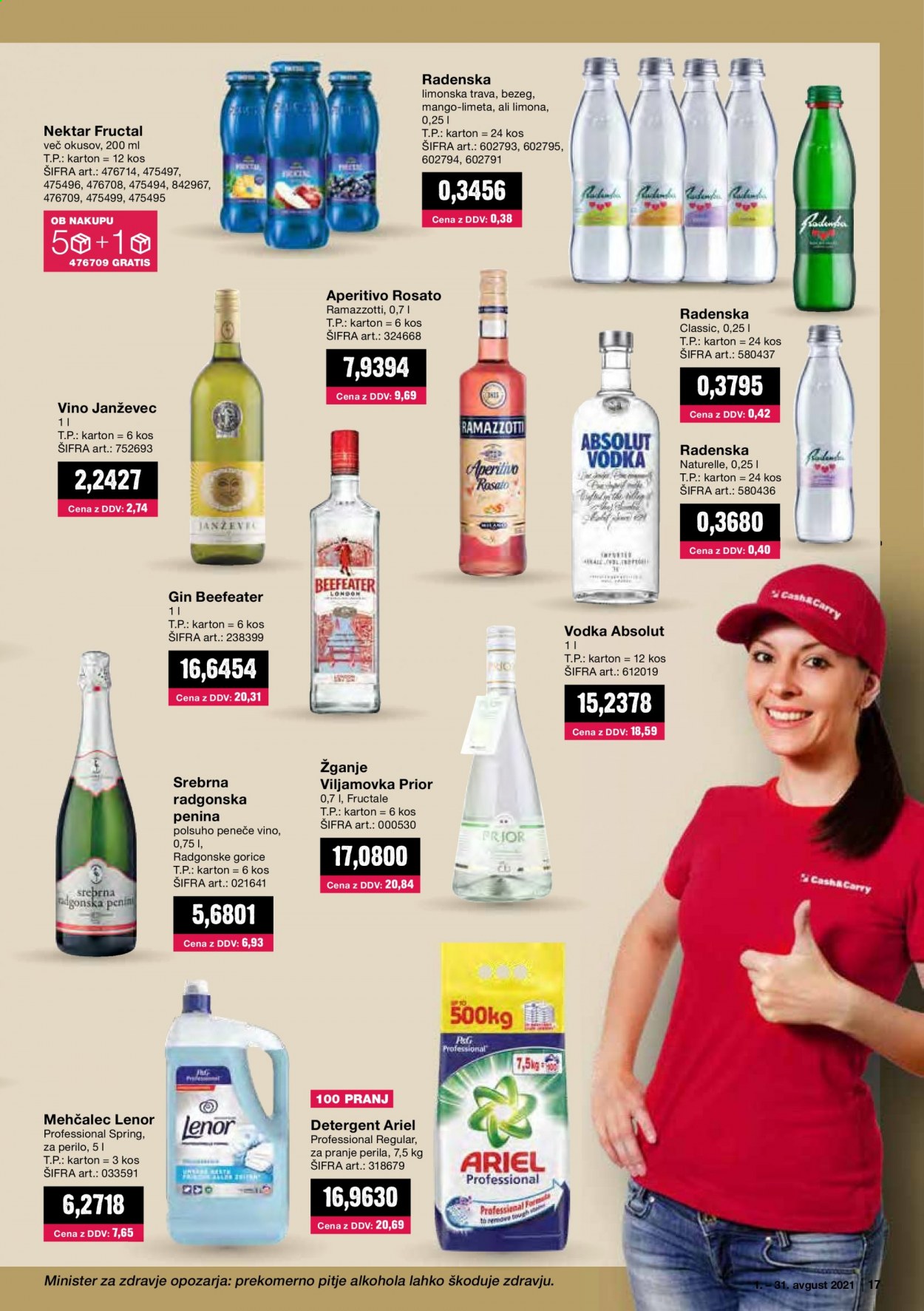Mercator Cash & Carry katalog - 1.8.2021 - 31.8.2021. Stran 17