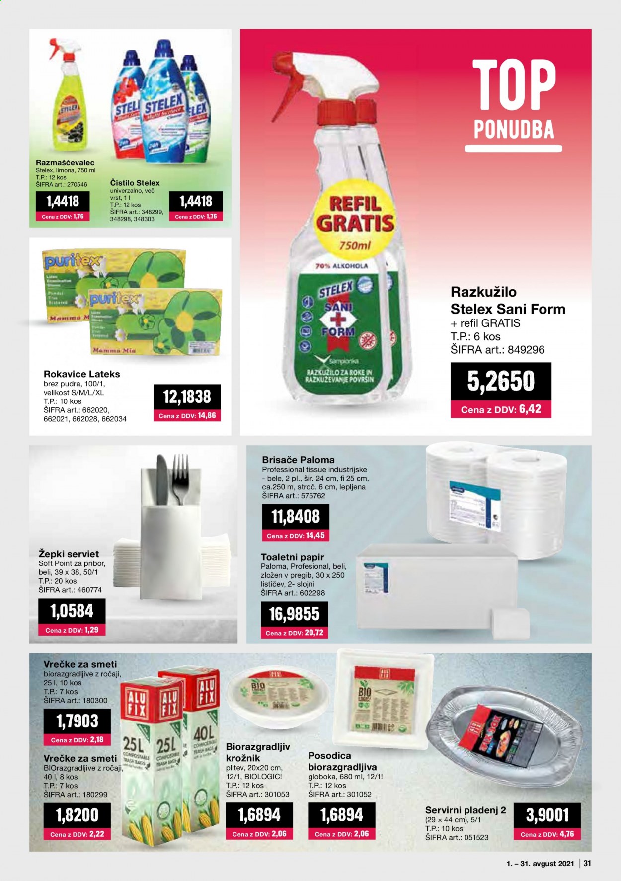 Mercator Cash & Carry katalog - 1.8.2021 - 31.8.2021. Stran 31
