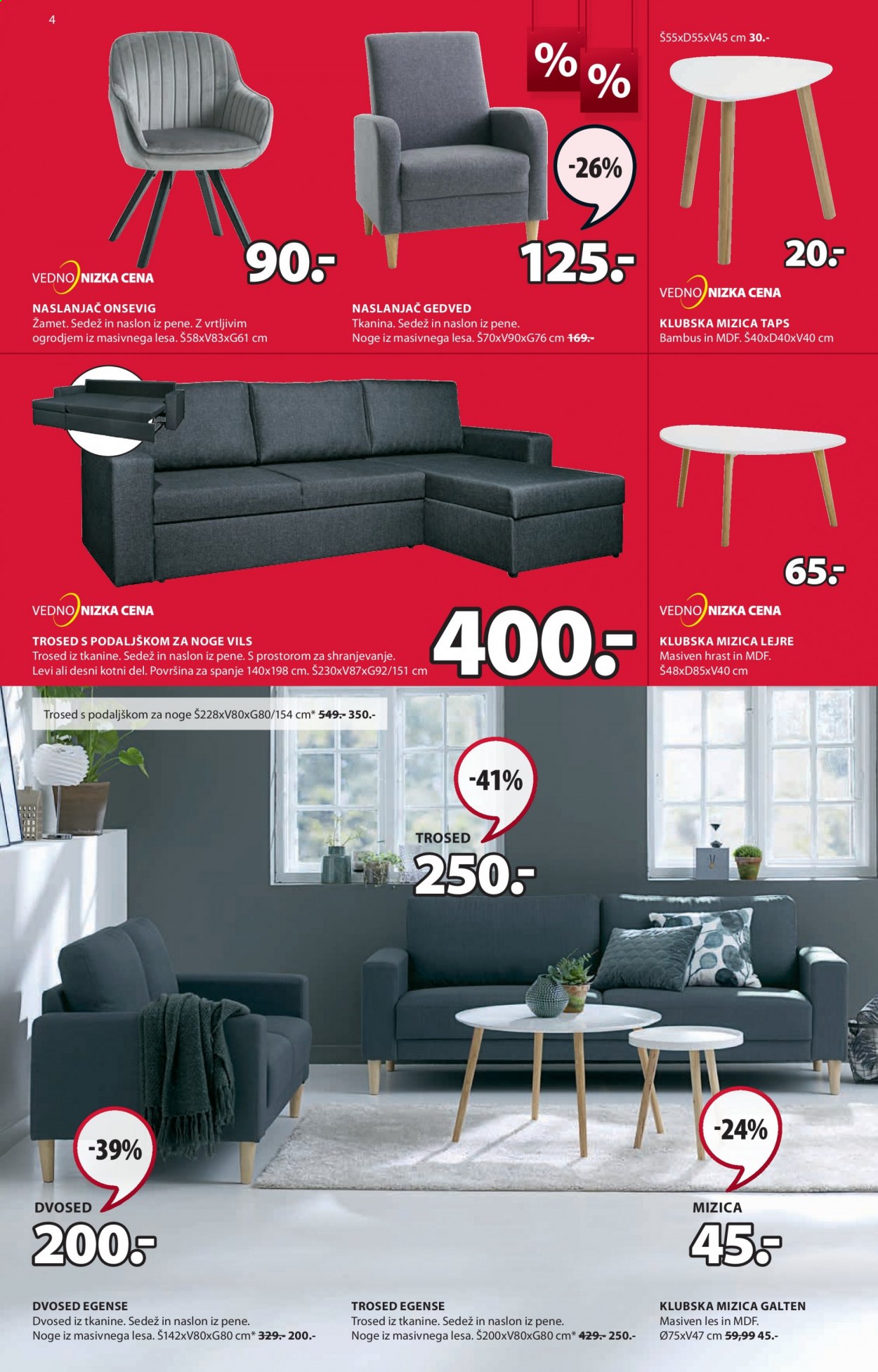 JYSK katalog - 29.7.2021 - 11.8.2021. Stran 4