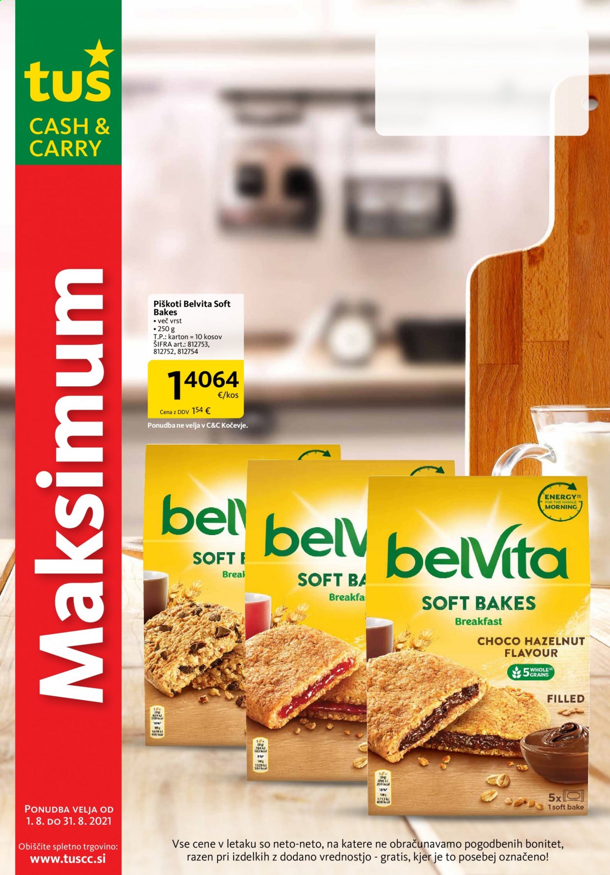 Tuš Cash & Carry katalog - 1.8.2021 - 31.8.2021. Stran 1