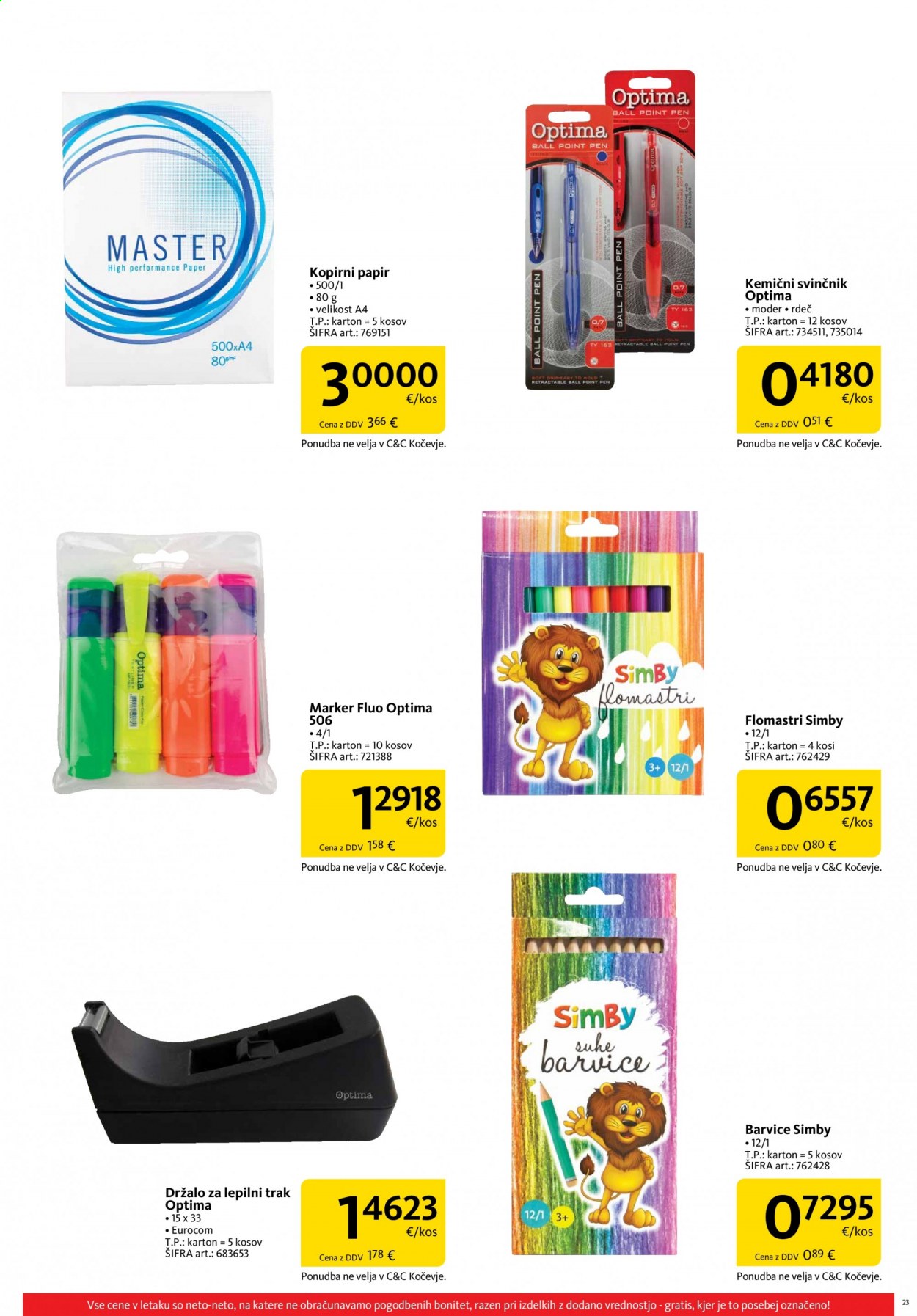 Tuš Cash & Carry katalog - 1.8.2021 - 31.8.2021. Stran 23