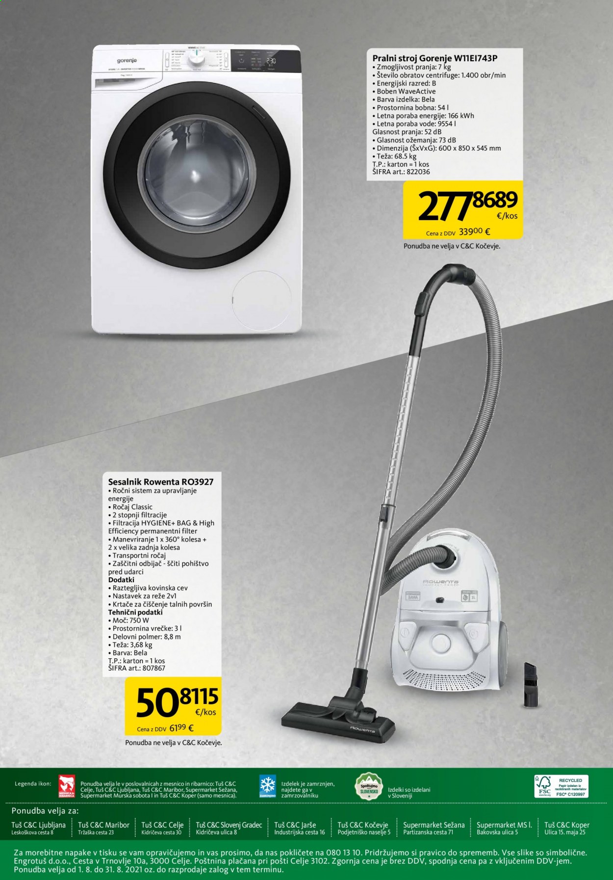 Tuš Cash & Carry katalog - 1.8.2021 - 31.8.2021. Stran 32