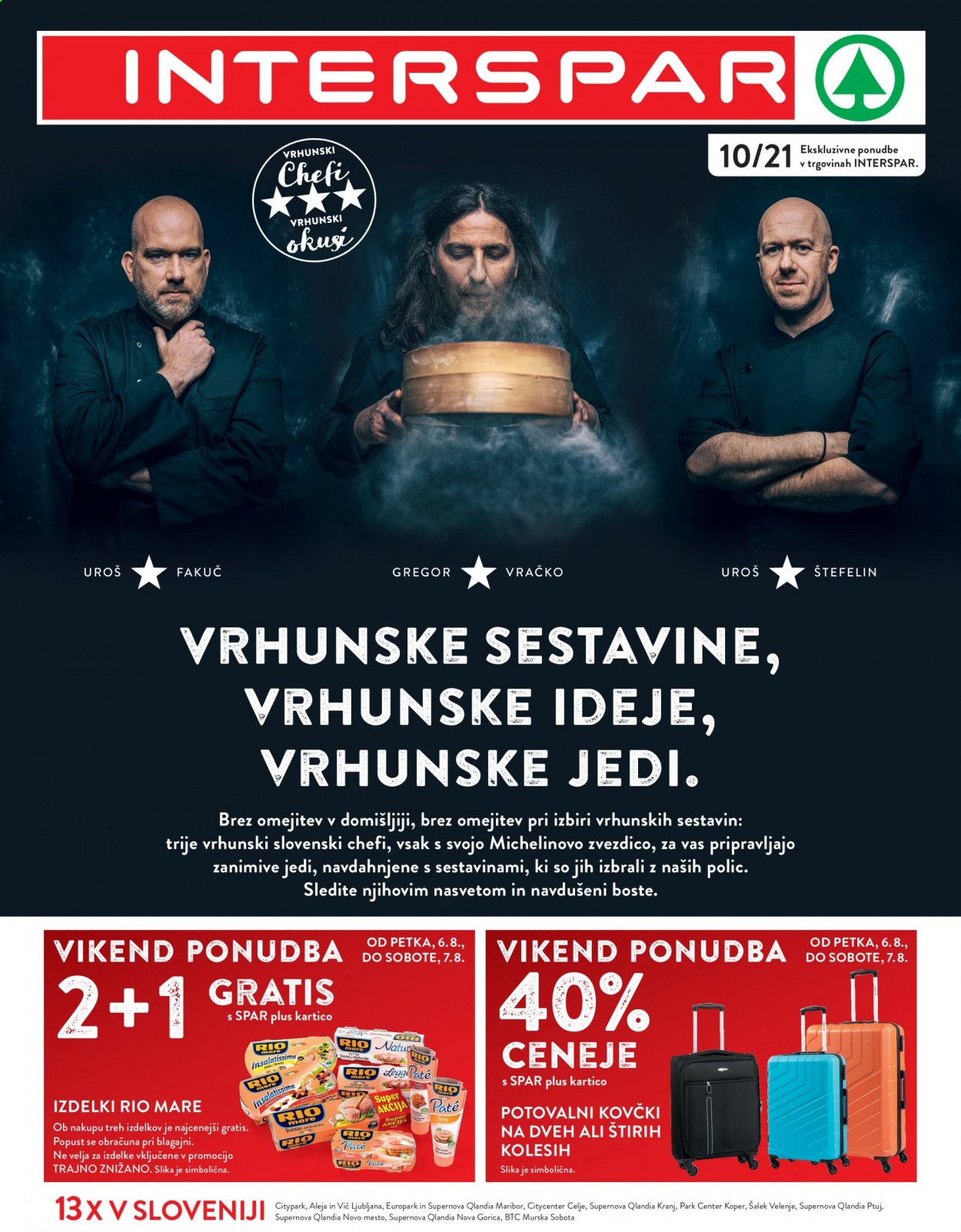 INTERSPAR katalog - 4.8.2021 - 10.8.2021. Stran 1