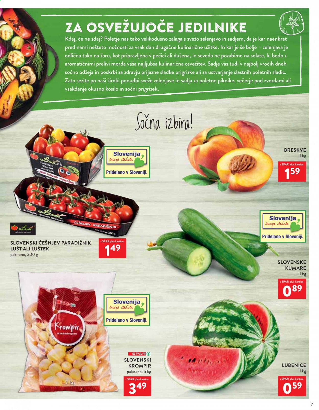 SPAR katalog - 4.8.2021 - 17.8.2021. Stran 7