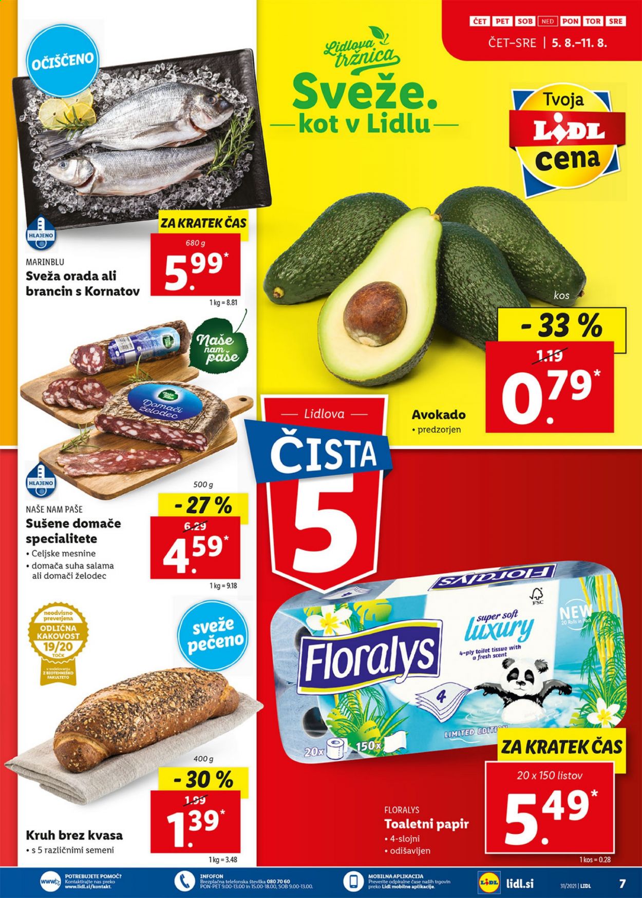 Lidl katalog - 5.8.2021 - 15.8.2021. Stran 7