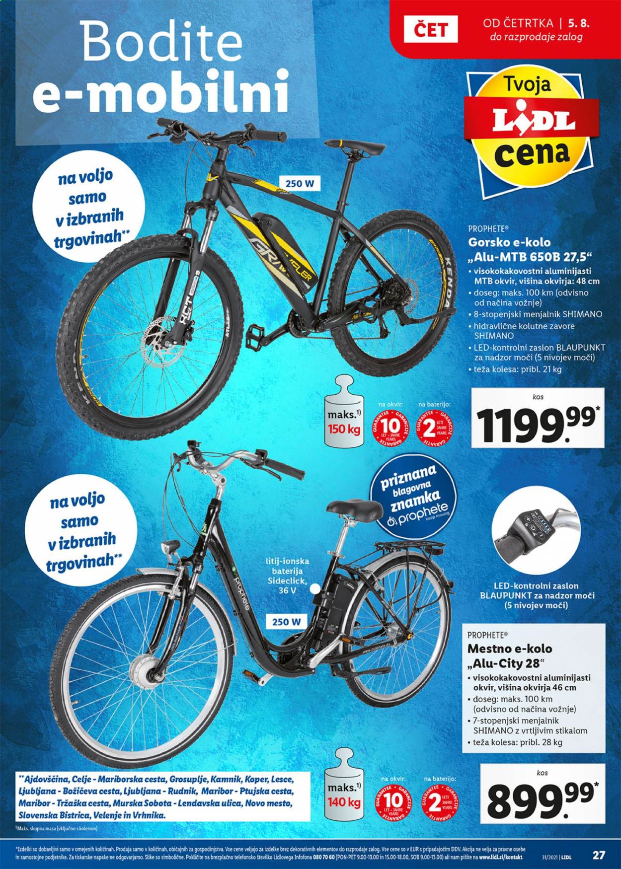 Lidl katalog - 5.8.2021 - 15.8.2021. Stran 27