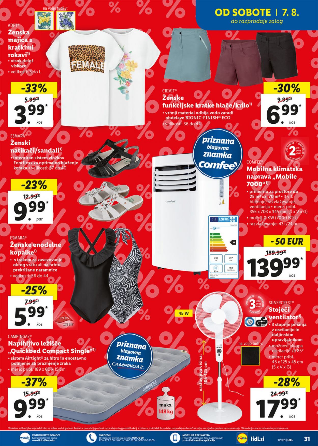 Lidl katalog - 5.8.2021 - 15.8.2021. Stran 31