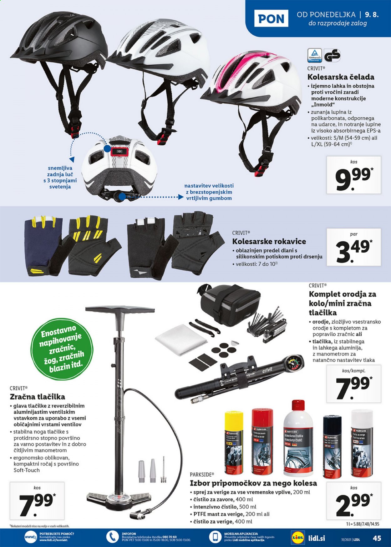 Lidl katalog - 5.8.2021 - 15.8.2021. Stran 45