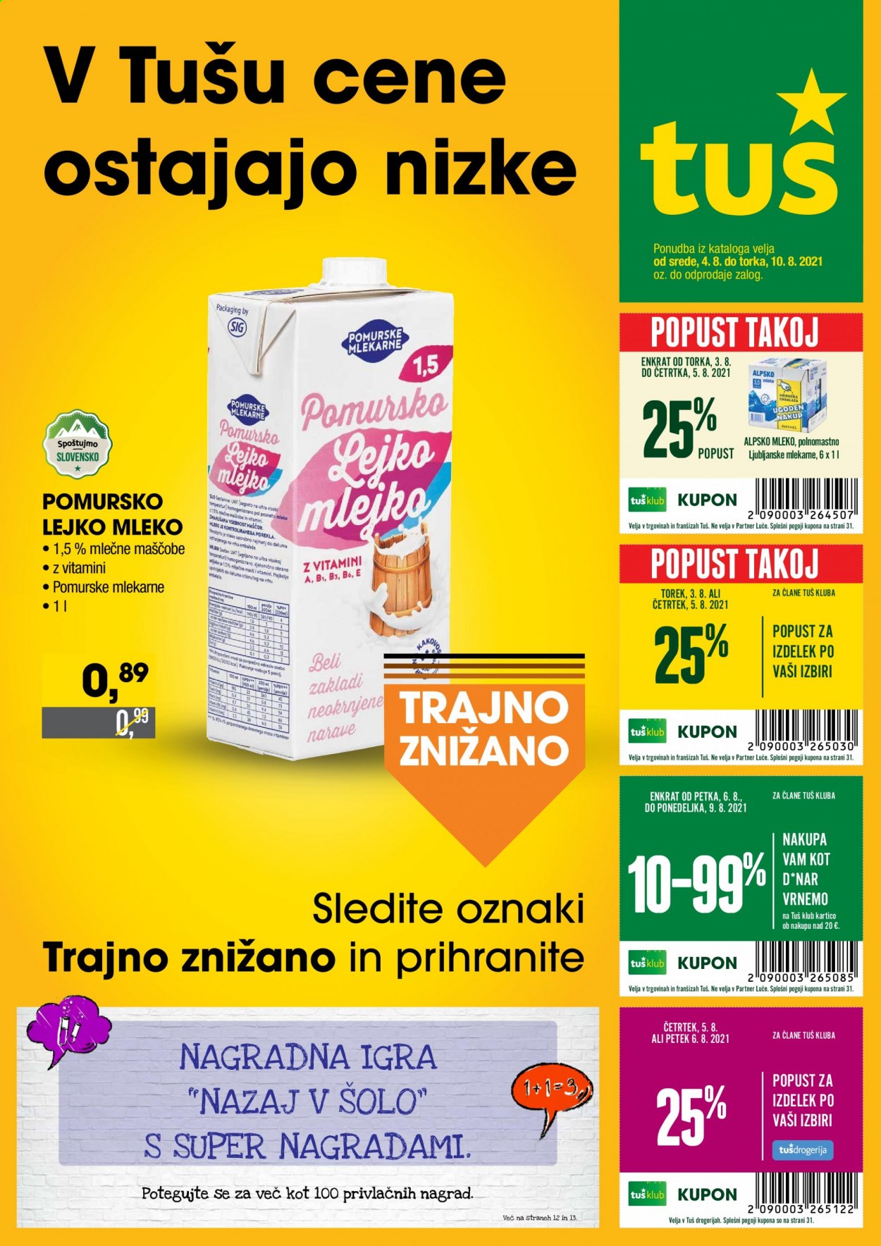 Tuš katalog - 4.8.2021 - 10.8.2021. Stran 1