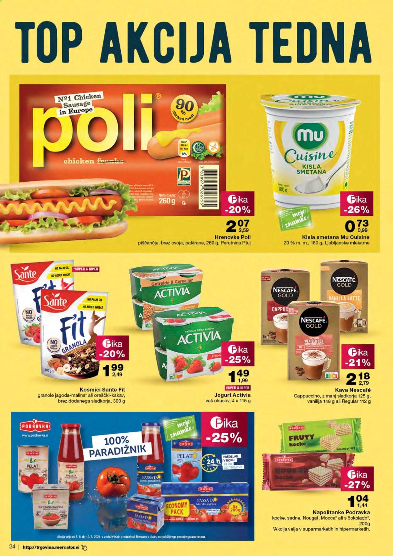 Mercator katalog - 5.8.2021 - 11.8.2021. Stran 24