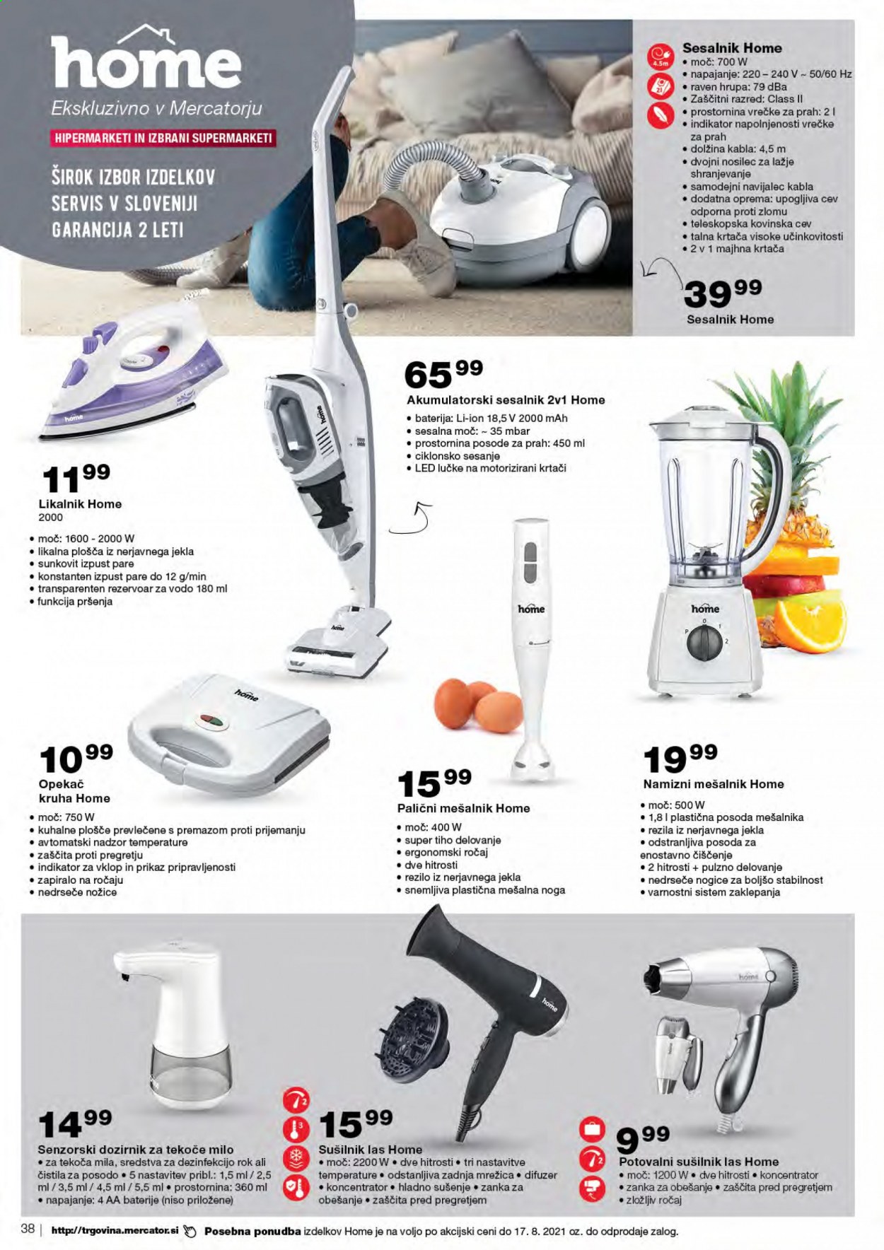 Mercator katalog - 5.8.2021 - 11.8.2021. Stran 38