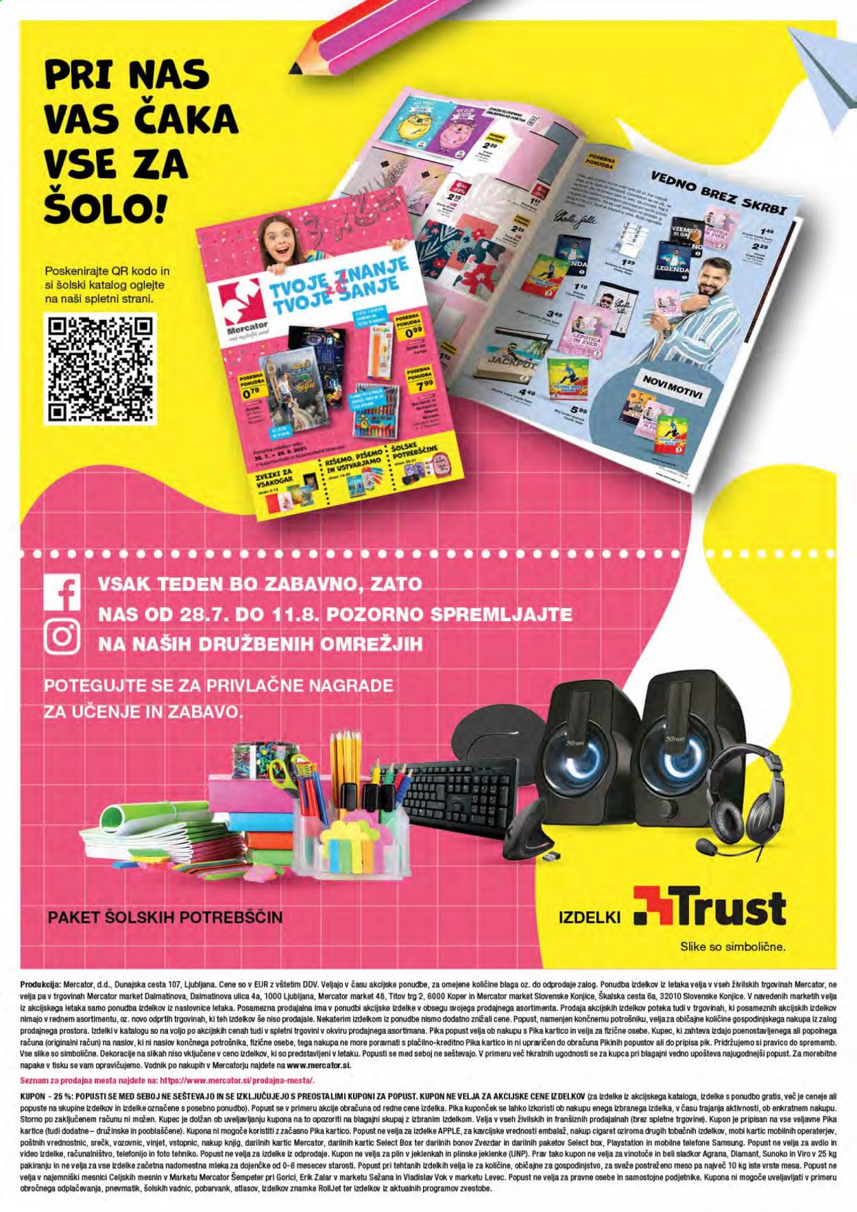 Mercator katalog - 5.8.2021 - 11.8.2021. Stran 40