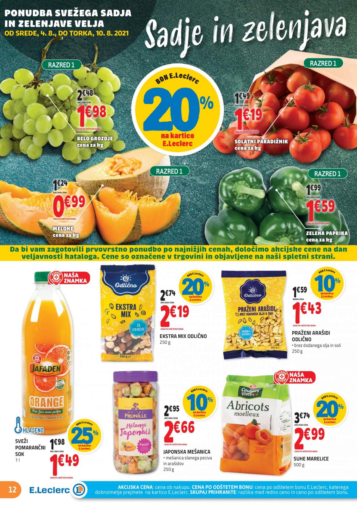 E.Leclerc katalog - 4.8.2021 - 14.8.2021. Stran 12