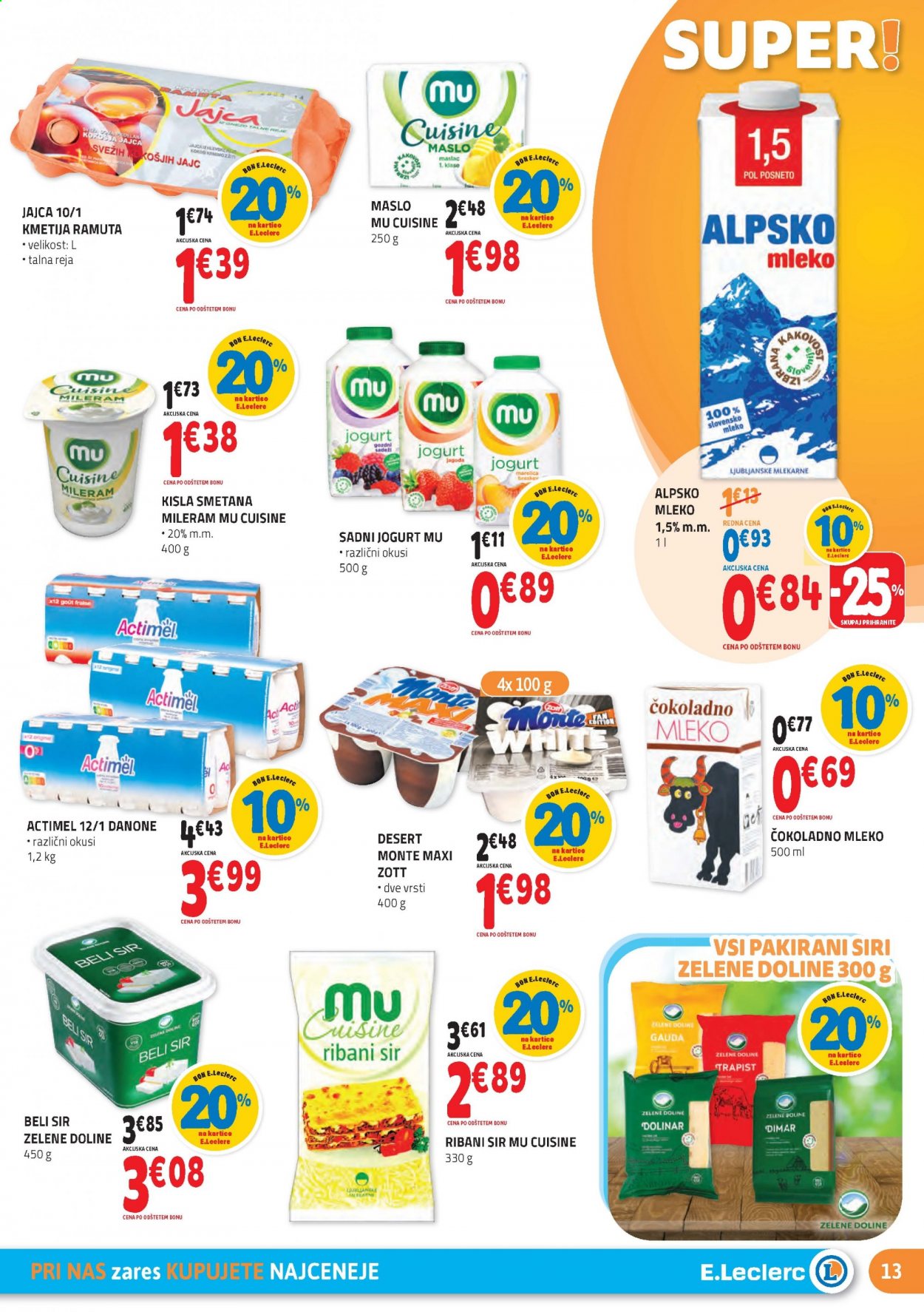 E.Leclerc katalog - 4.8.2021 - 14.8.2021. Stran 13