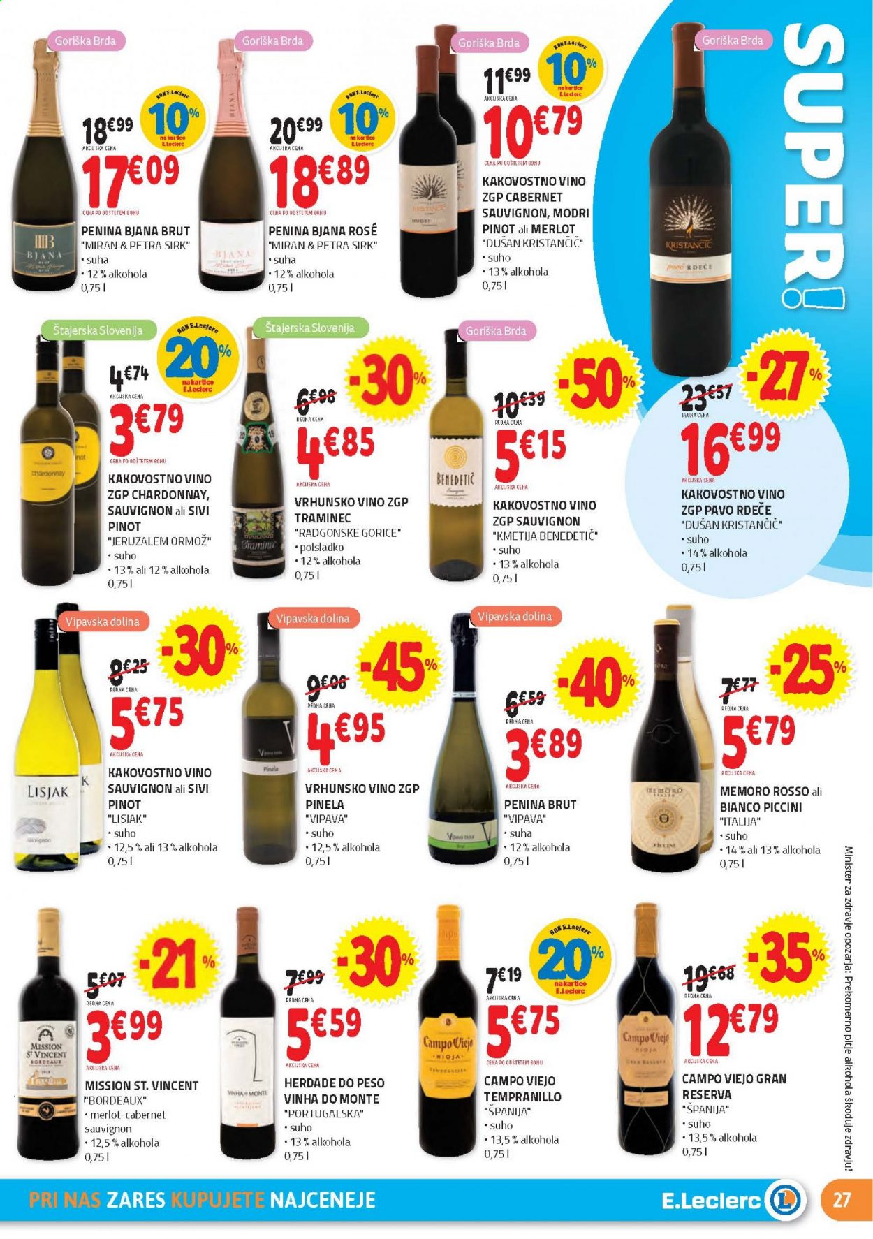 E.Leclerc katalog - 4.8.2021 - 14.8.2021. Stran 27