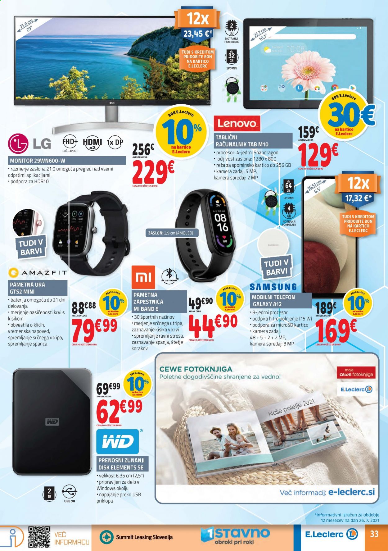 E.Leclerc katalog - 4.8.2021 - 14.8.2021. Stran 33