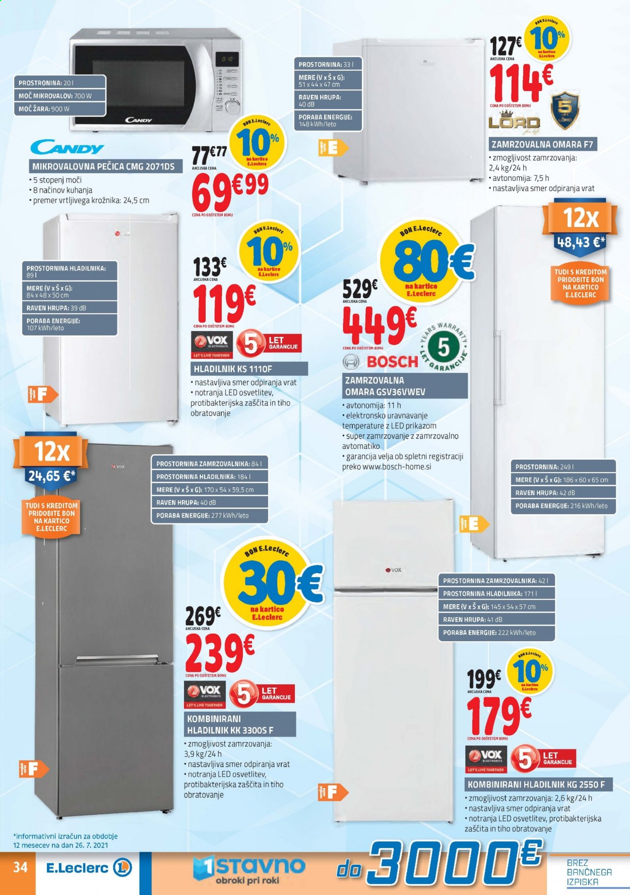 E.Leclerc katalog - 4.8.2021 - 14.8.2021. Stran 34
