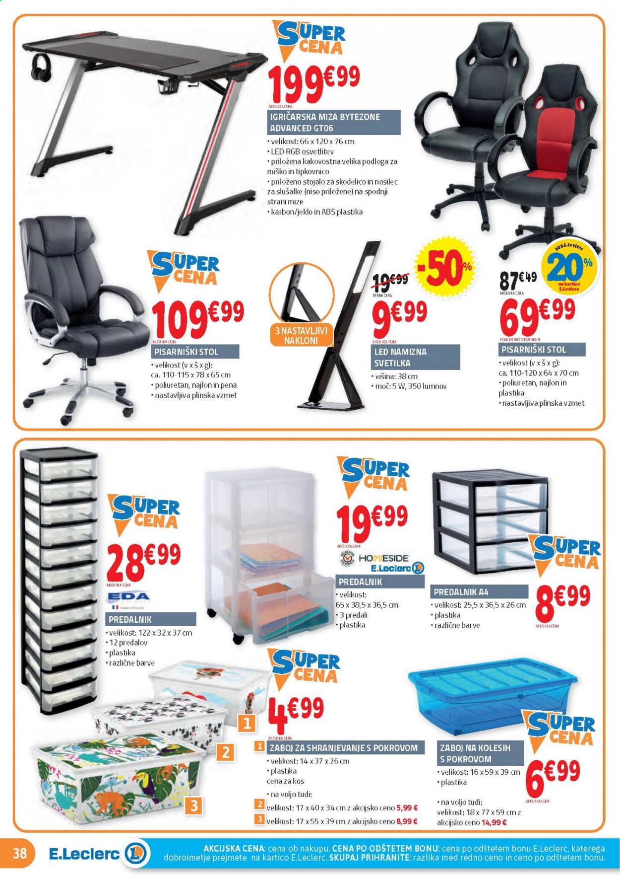 E.Leclerc katalog - 4.8.2021 - 14.8.2021. Stran 38